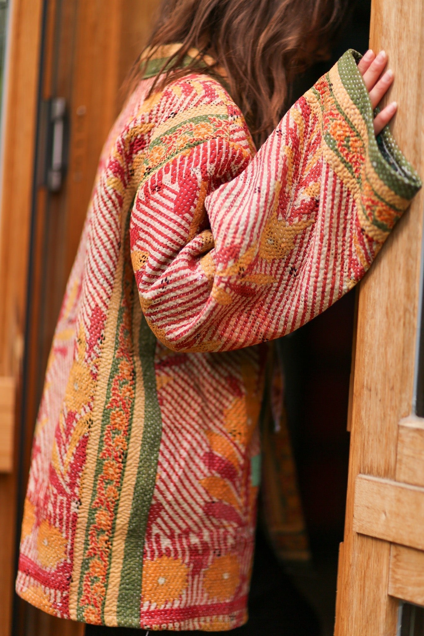 KANTHA KIMONO JACKET SHIRI - BANGKOK TAILOR CLOTHING STORE - HANDMADE CLOTHING