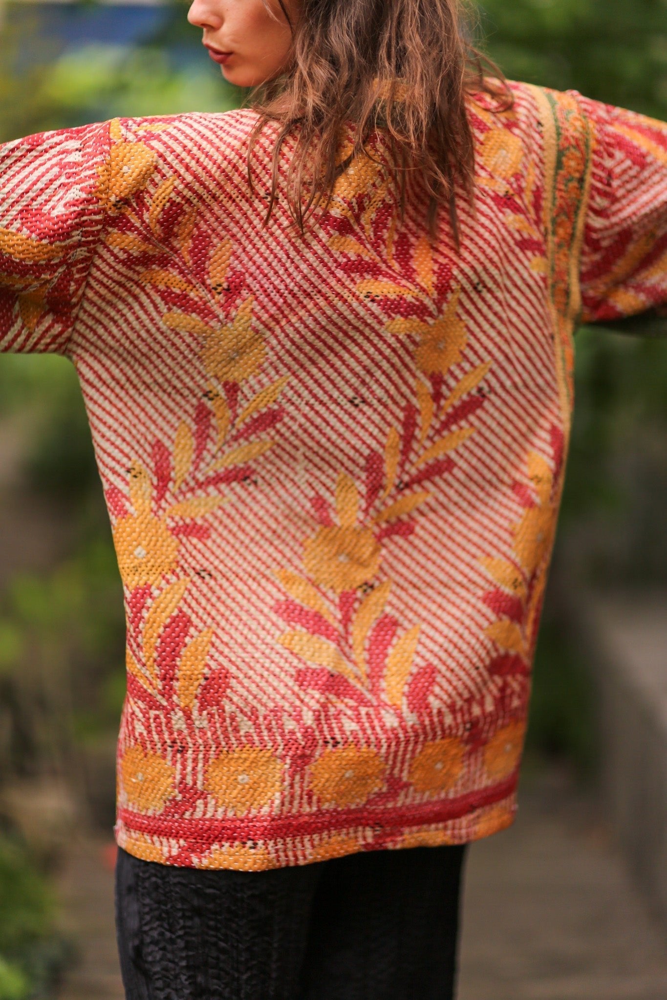 KANTHA KIMONO JACKET SHIRI - BANGKOK TAILOR CLOTHING STORE - HANDMADE CLOTHING