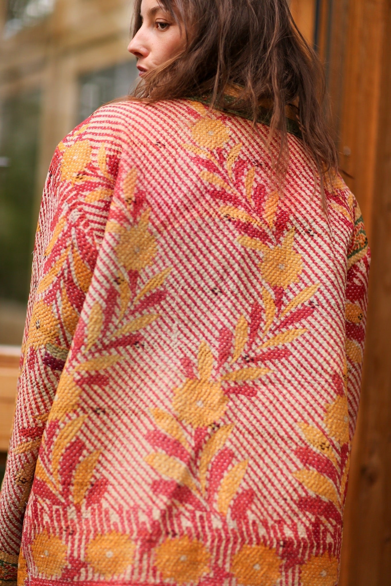 KANTHA KIMONO JACKET SHIRI - BANGKOK TAILOR CLOTHING STORE - HANDMADE CLOTHING