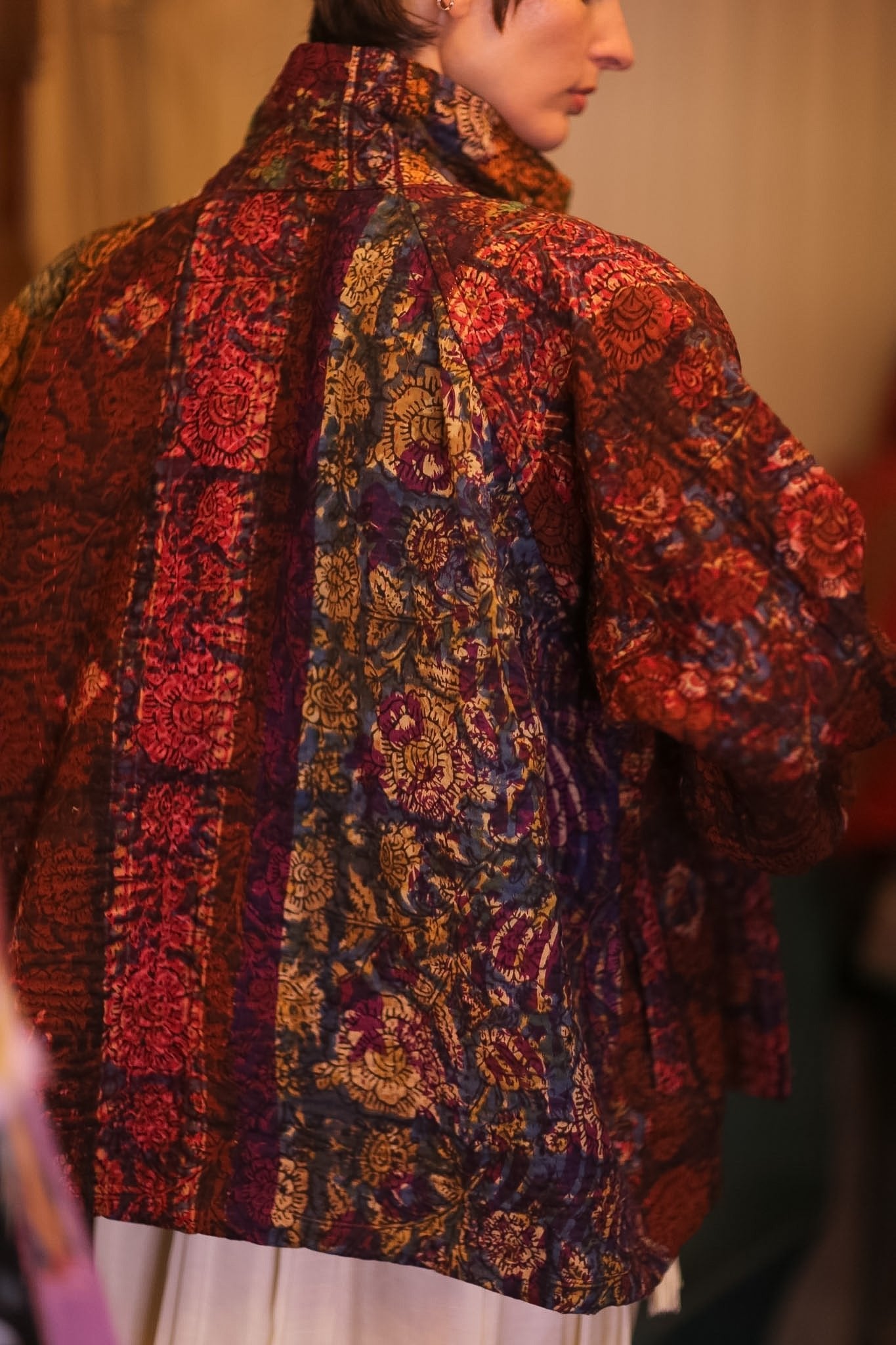KANTHA PATCHWORK JACKET FRISEL - BANGKOK TAILOR CLOTHING STORE - HANDMADE CLOTHING
