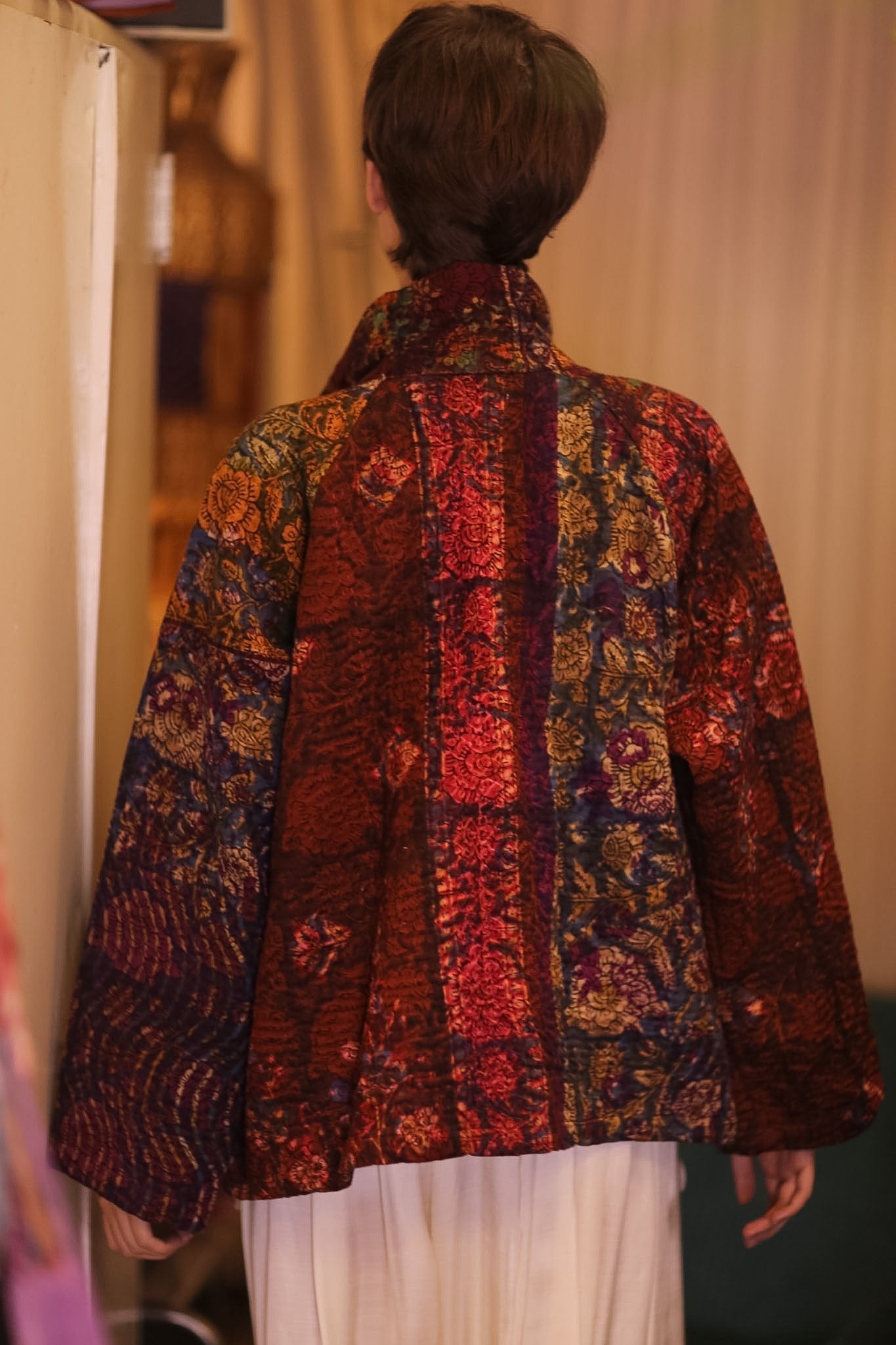 KANTHA PATCHWORK JACKET FRISEL - BANGKOK TAILOR CLOTHING STORE - HANDMADE CLOTHING