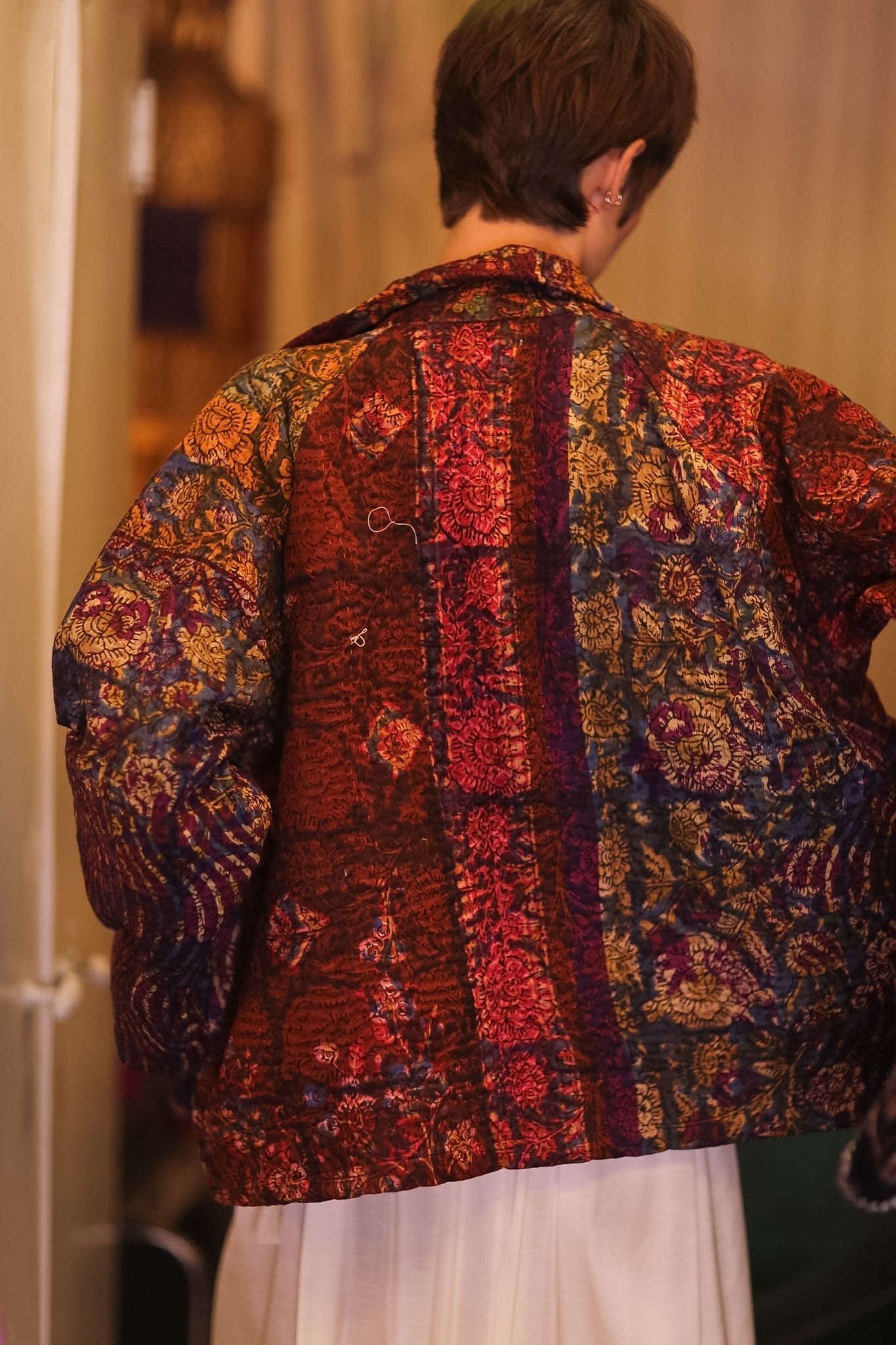 KANTHA PATCHWORK JACKET FRISEL - BANGKOK TAILOR CLOTHING STORE - HANDMADE CLOTHING