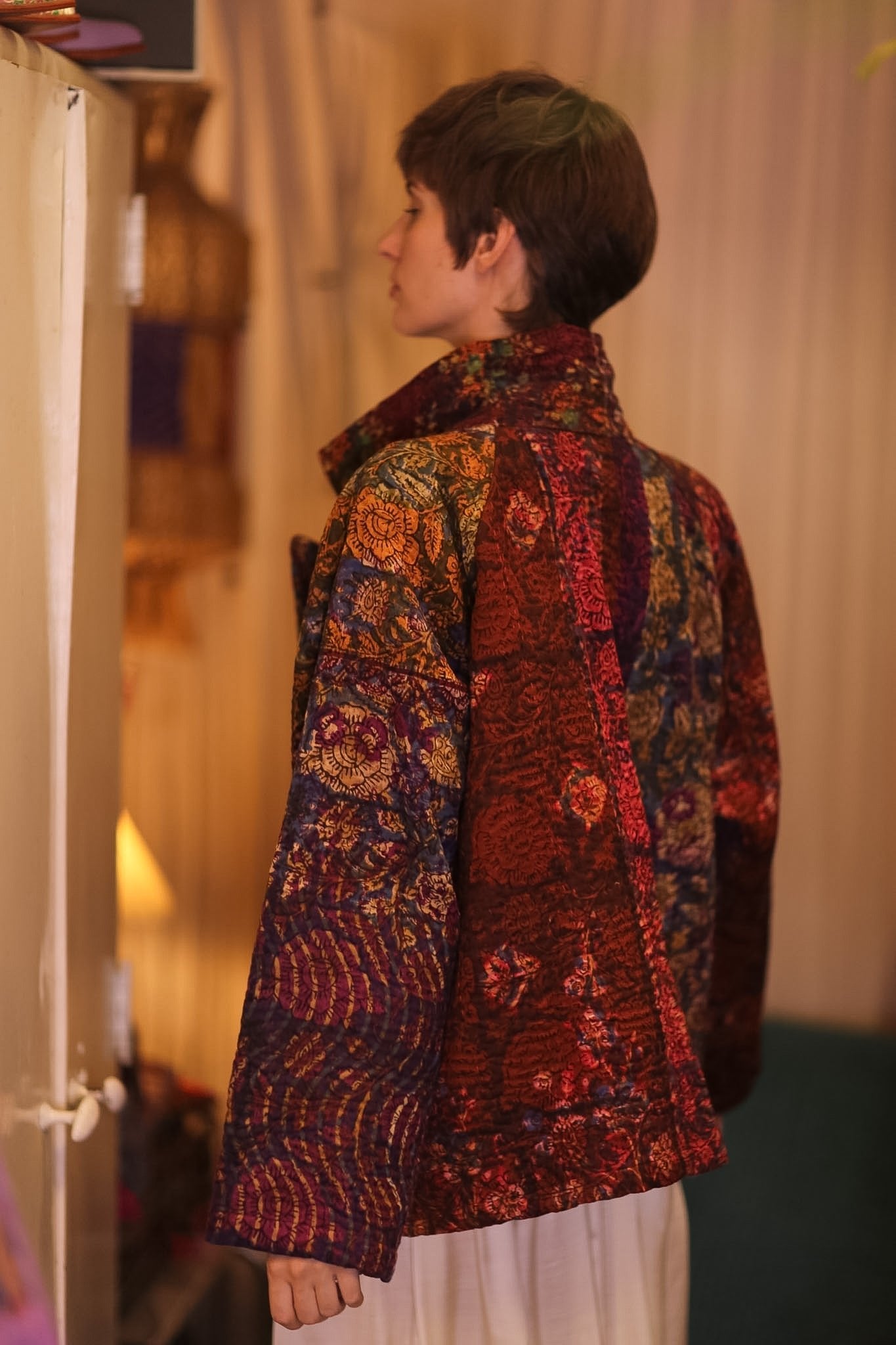 KANTHA PATCHWORK JACKET FRISEL - BANGKOK TAILOR CLOTHING STORE - HANDMADE CLOTHING