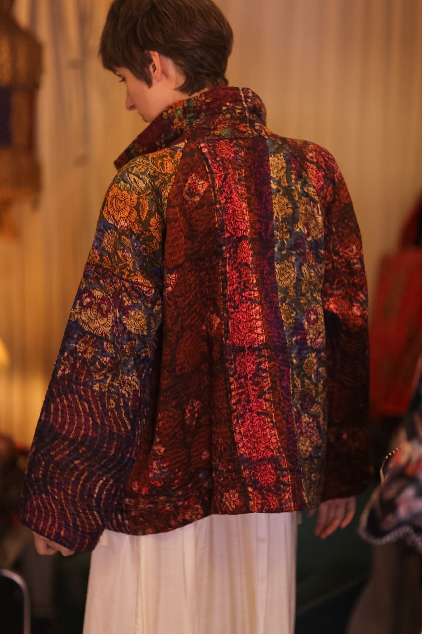 KANTHA PATCHWORK JACKET FRISEL - BANGKOK TAILOR CLOTHING STORE - HANDMADE CLOTHING