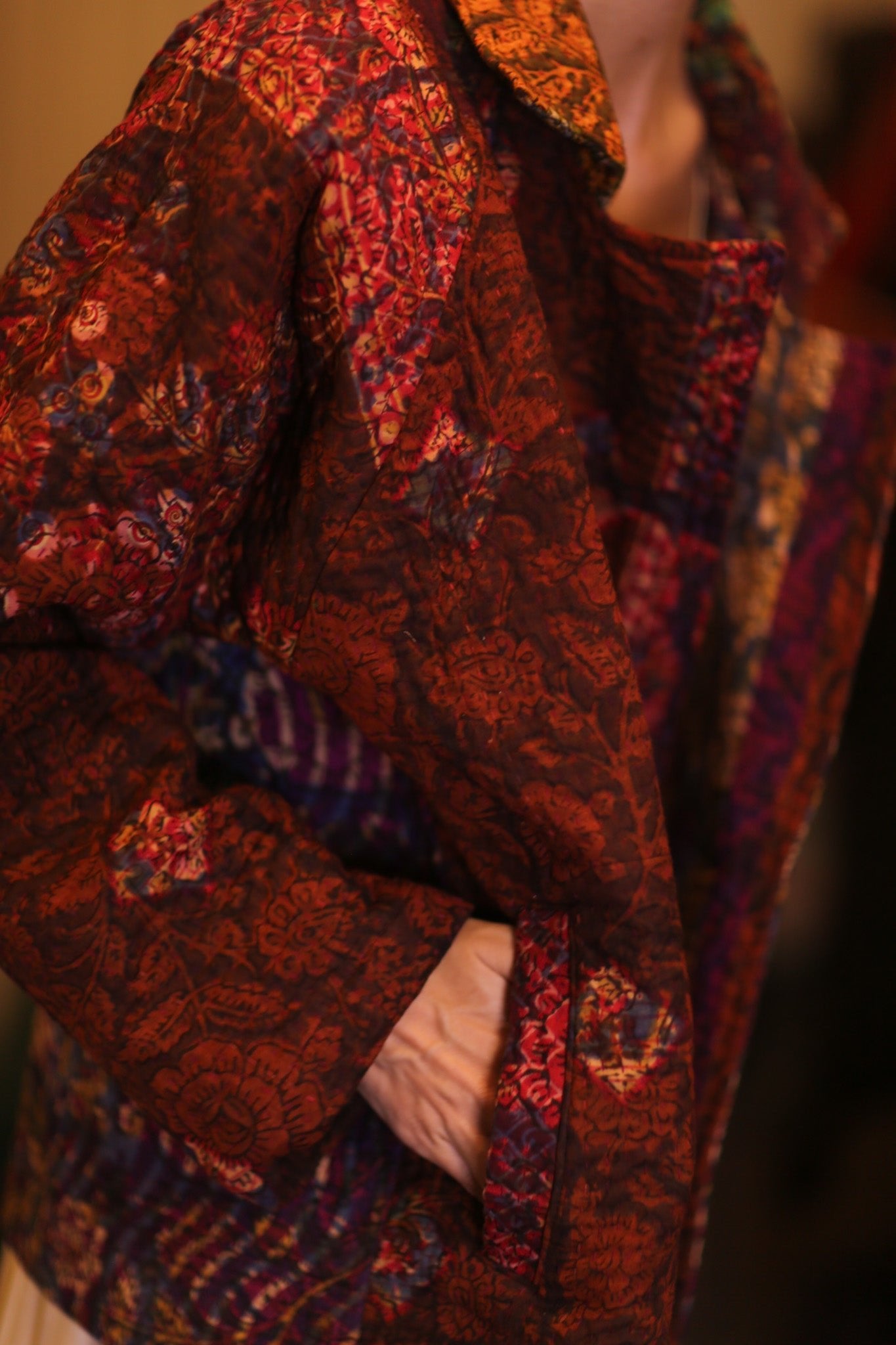 KANTHA PATCHWORK JACKET FRISEL - BANGKOK TAILOR CLOTHING STORE - HANDMADE CLOTHING