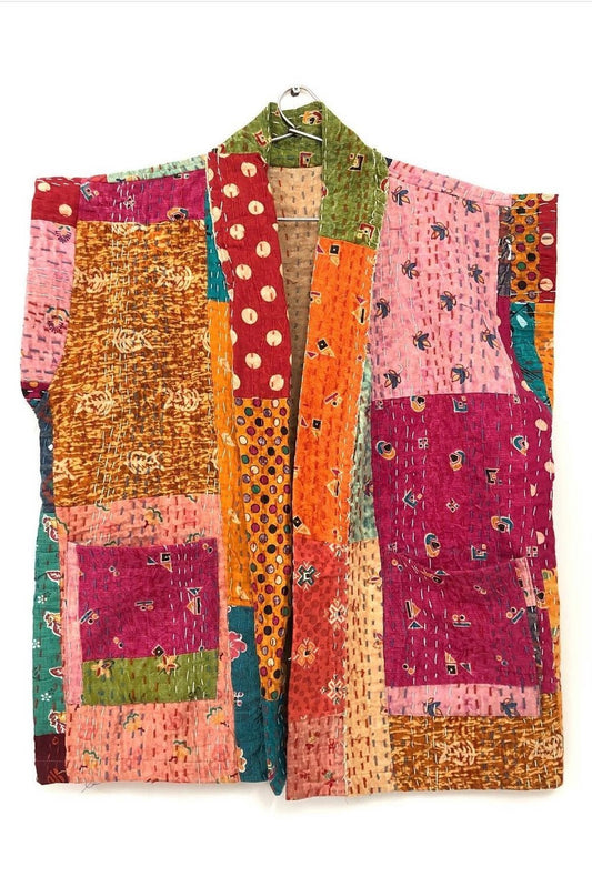 KANTHA VEST LOTTE - BANGKOK TAILOR CLOTHING STORE - HANDMADE CLOTHING