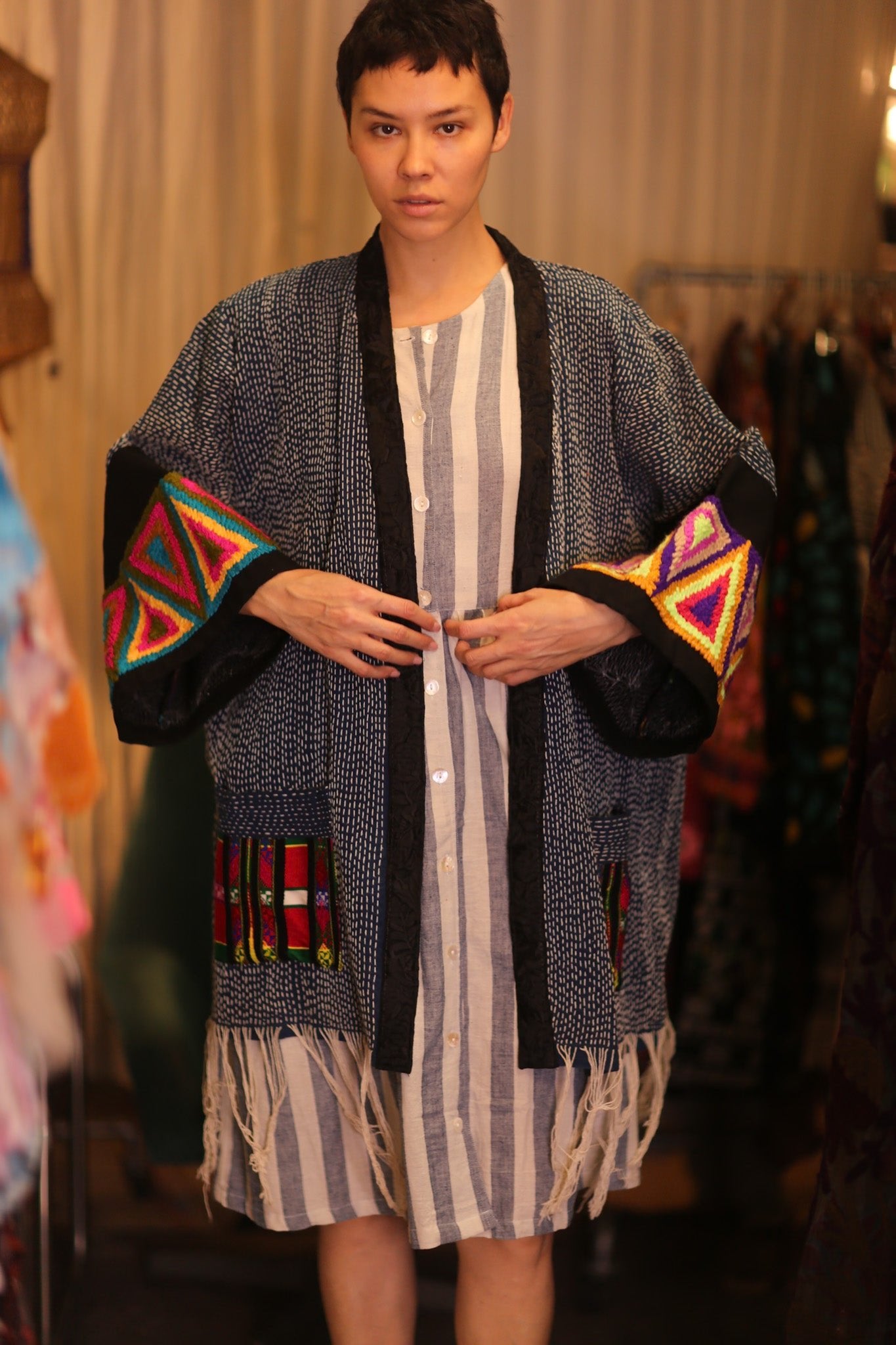 KIMONO HANDCRAFTED SALI - BANGKOK TAILOR CLOTHING STORE - HANDMADE CLOTHING