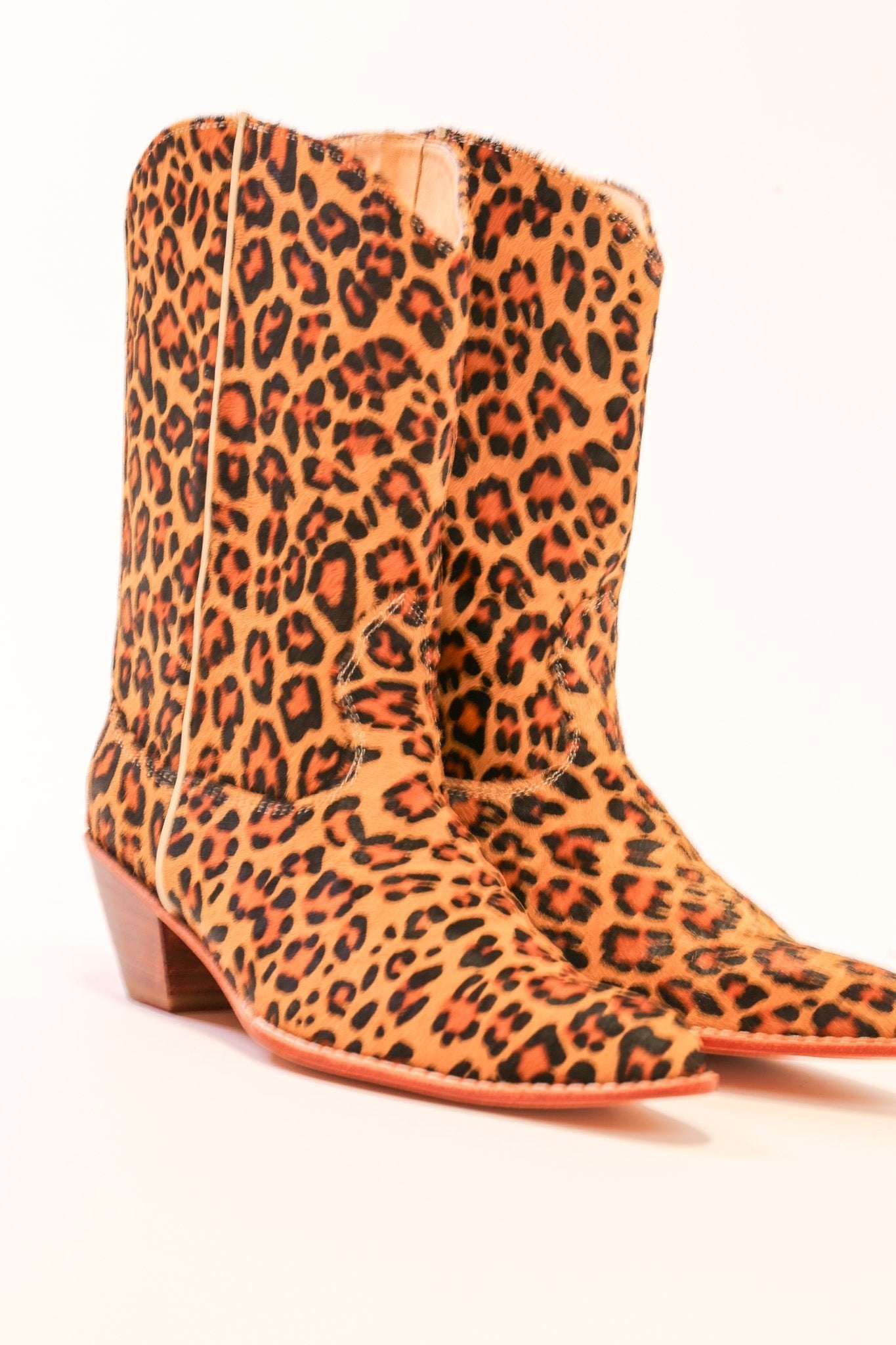 LEO PRINT COWBOY BOOTS LIISA - BANGKOK TAILOR CLOTHING STORE - HANDMADE CLOTHING