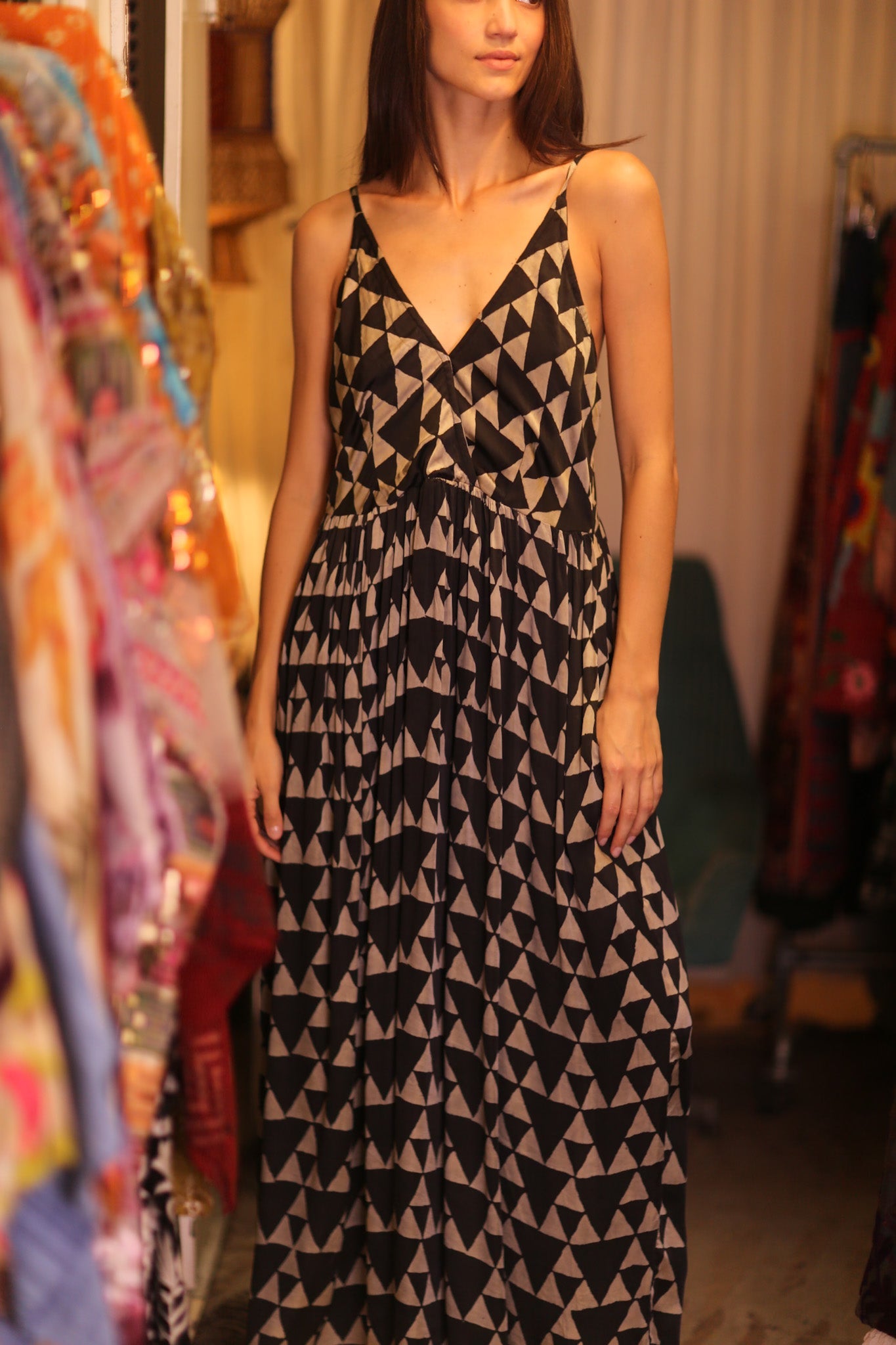 LILY SILK DRESS MARI - BANGKOK TAILOR CLOTHING STORE - HANDMADE CLOTHING