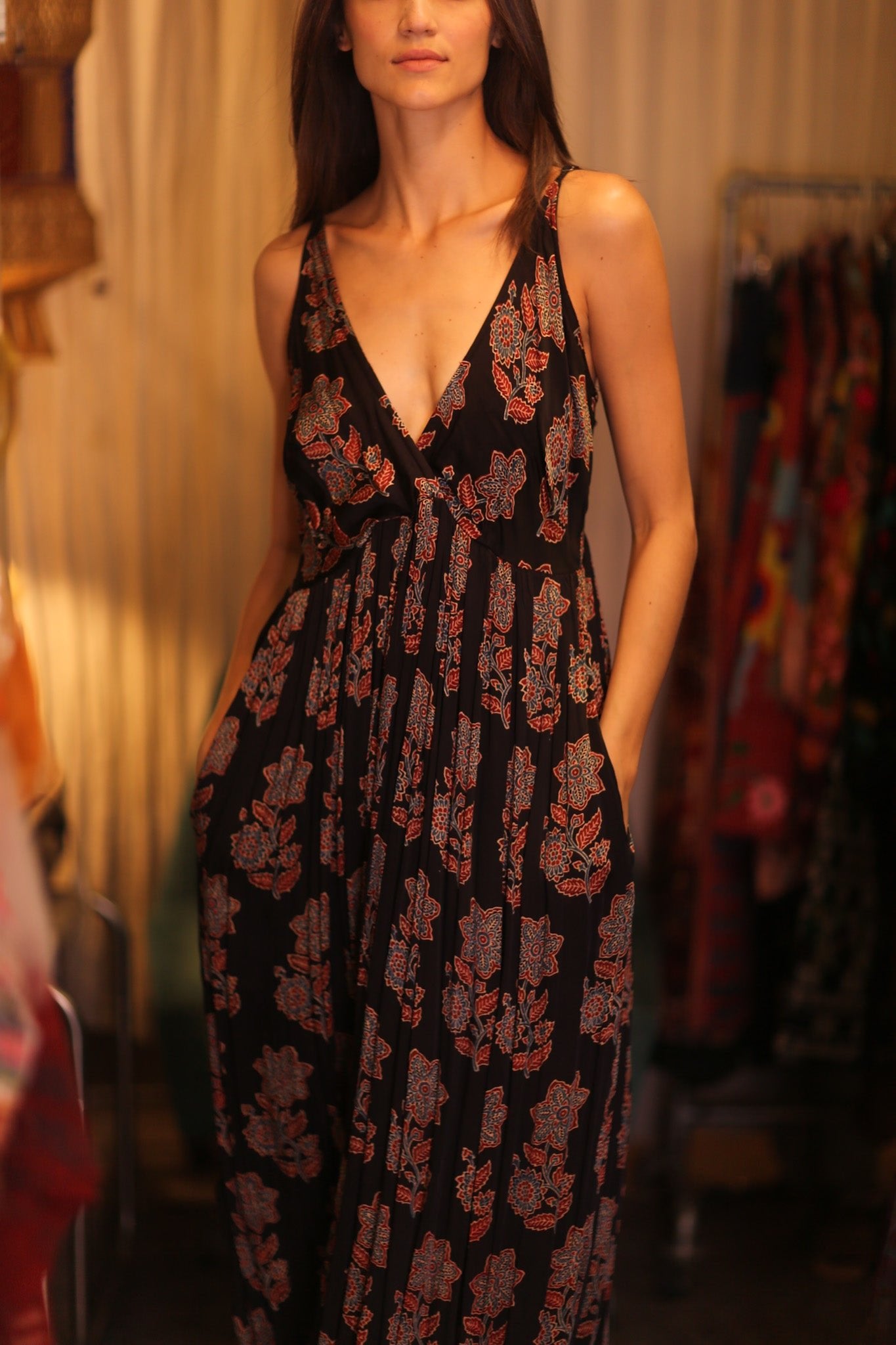 LILY SILK DRESS SHARON - BANGKOK TAILOR CLOTHING STORE - HANDMADE CLOTHING