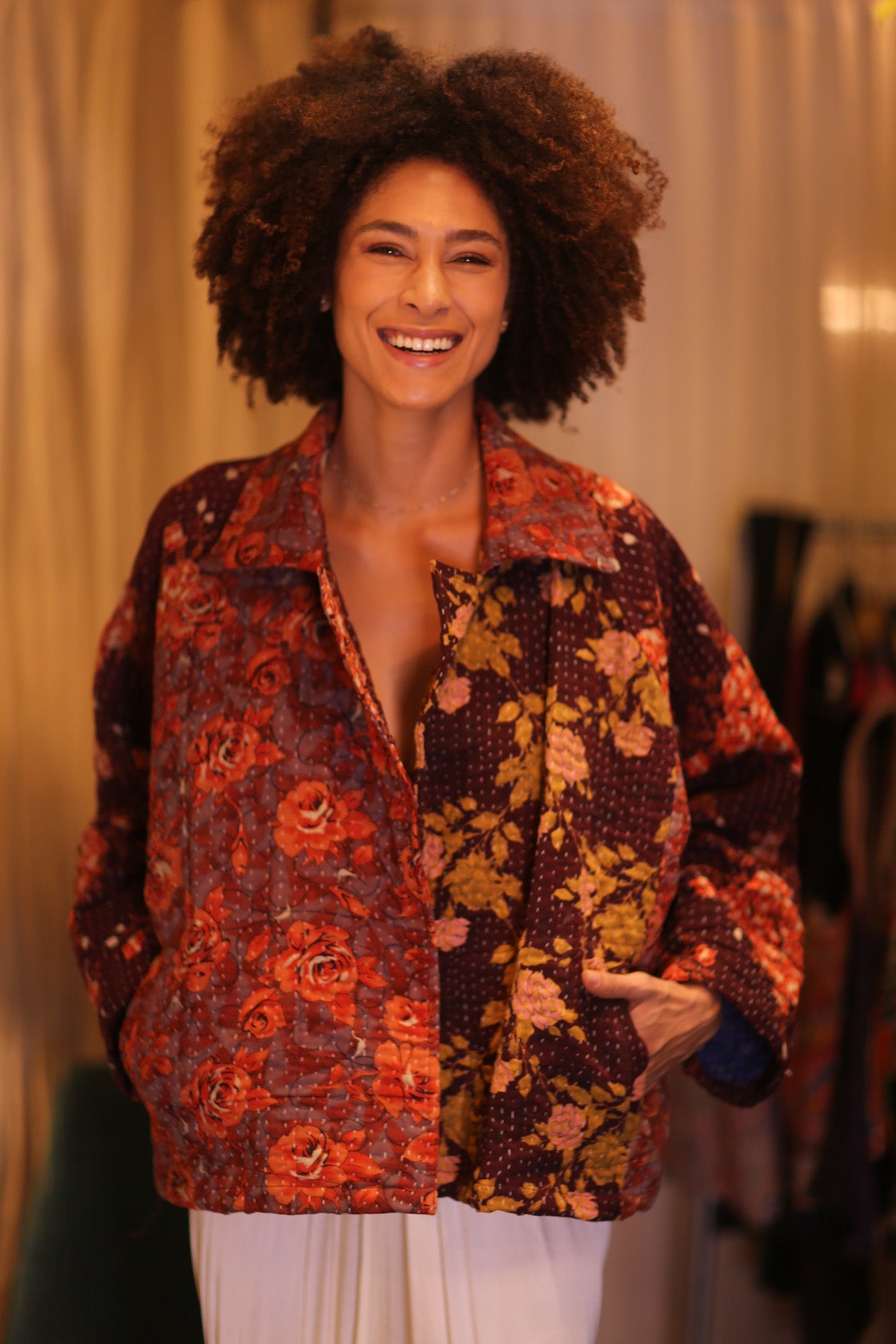 PATTERN KANTHA JACKET SPRING - BANGKOK TAILOR CLOTHING STORE - HANDMADE CLOTHING
