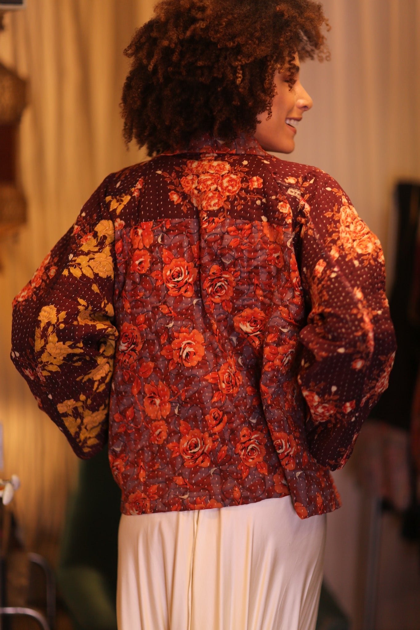 PATTERN KANTHA JACKET SPRING - BANGKOK TAILOR CLOTHING STORE - HANDMADE CLOTHING
