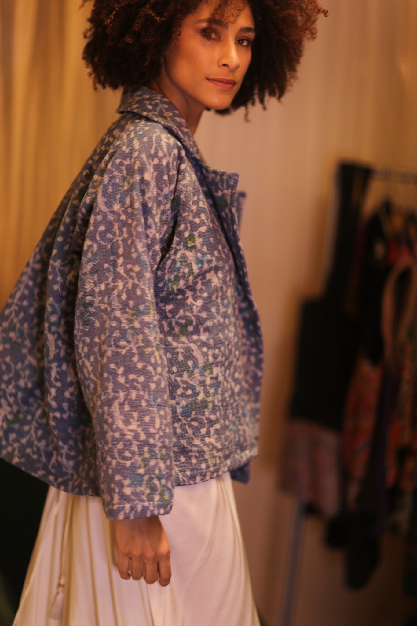 PATTERN KANTHA JACKET THANDAR - BANGKOK TAILOR CLOTHING STORE - HANDMADE CLOTHING