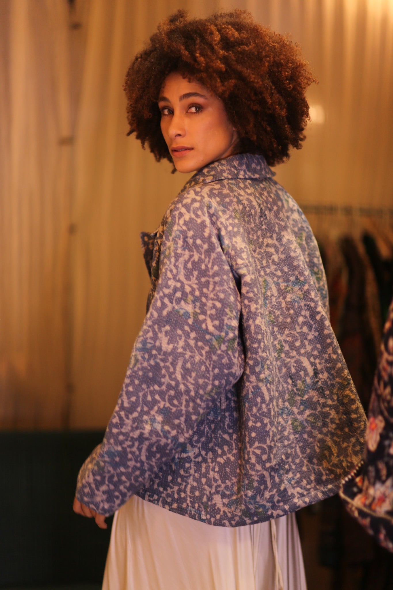 PATTERN KANTHA JACKET THANDAR - BANGKOK TAILOR CLOTHING STORE - HANDMADE CLOTHING