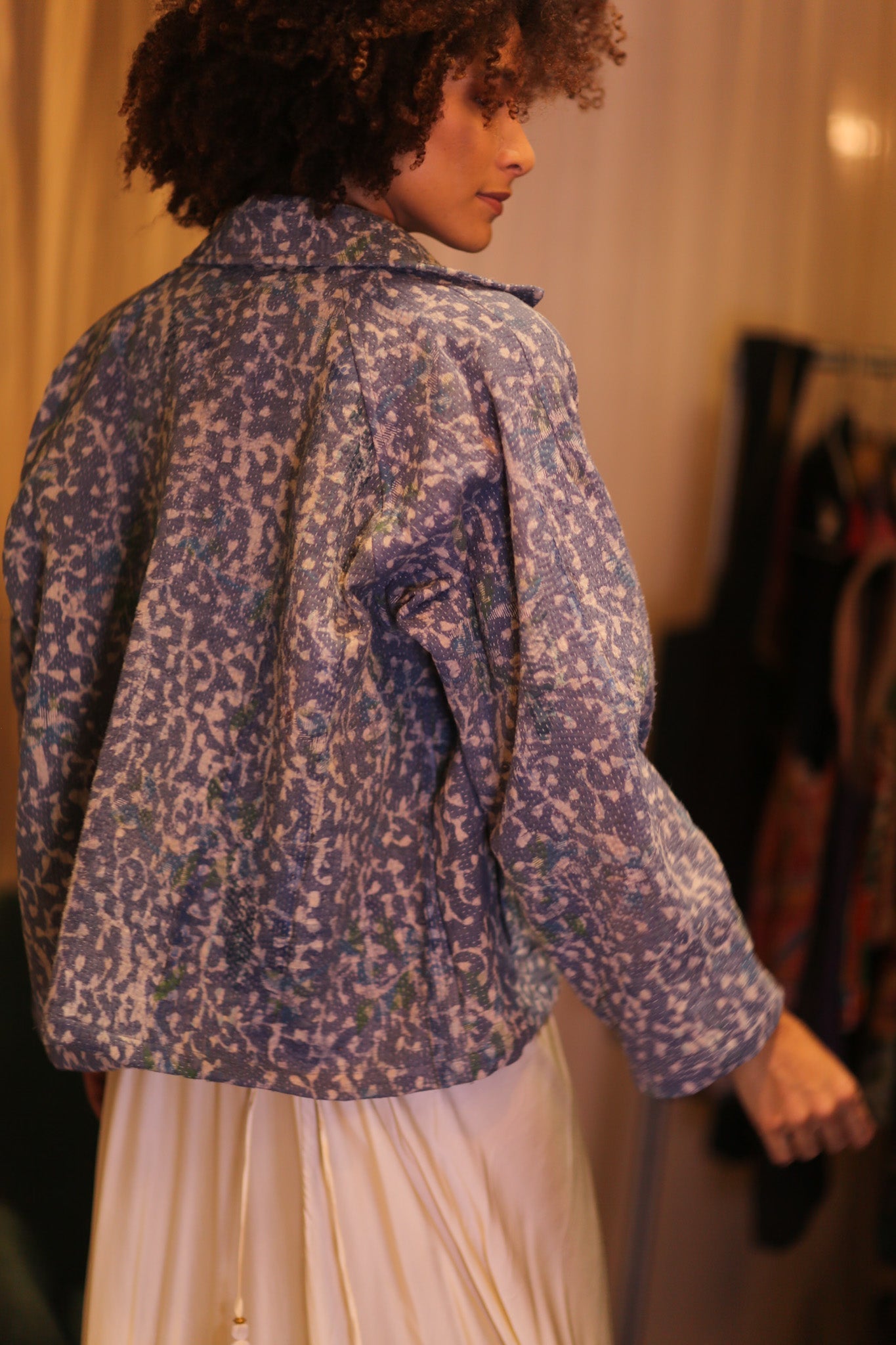 PATTERN KANTHA JACKET THANDAR - BANGKOK TAILOR CLOTHING STORE - HANDMADE CLOTHING