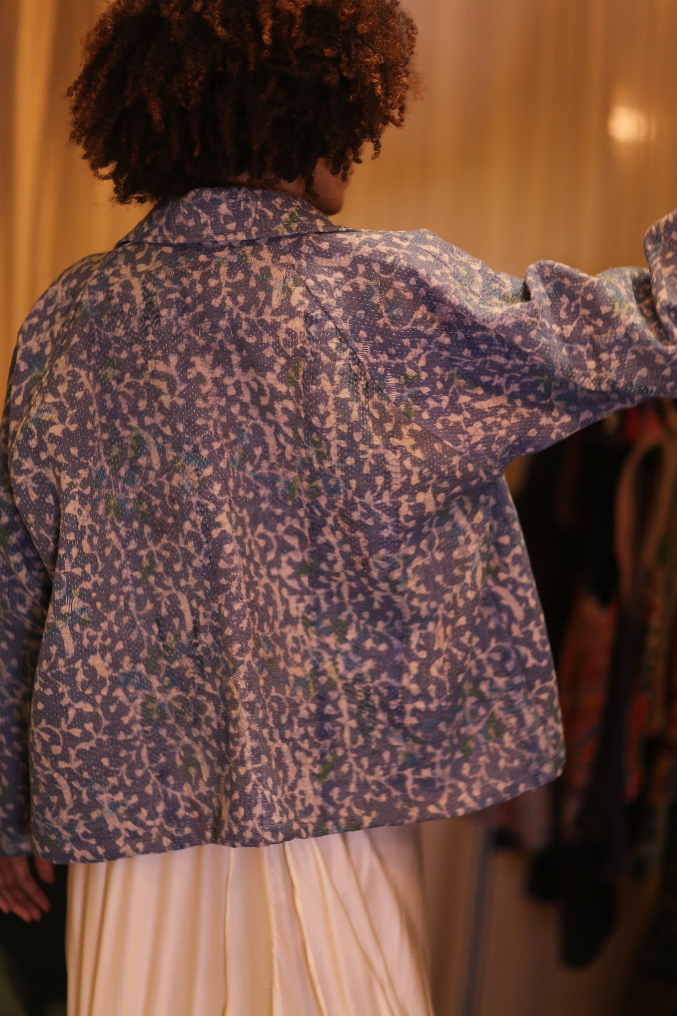 PATTERN KANTHA JACKET THANDAR - BANGKOK TAILOR CLOTHING STORE - HANDMADE CLOTHING