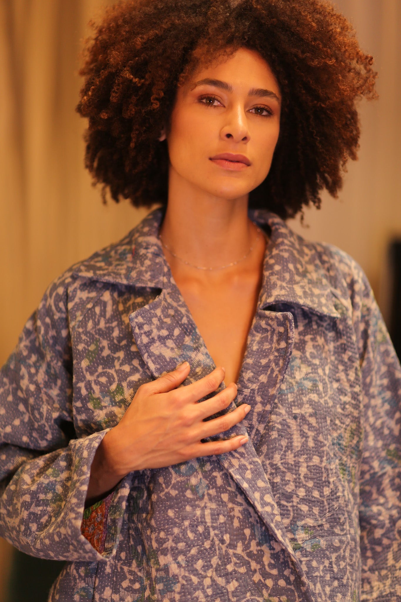 PATTERN KANTHA JACKET THANDAR - BANGKOK TAILOR CLOTHING STORE - HANDMADE CLOTHING