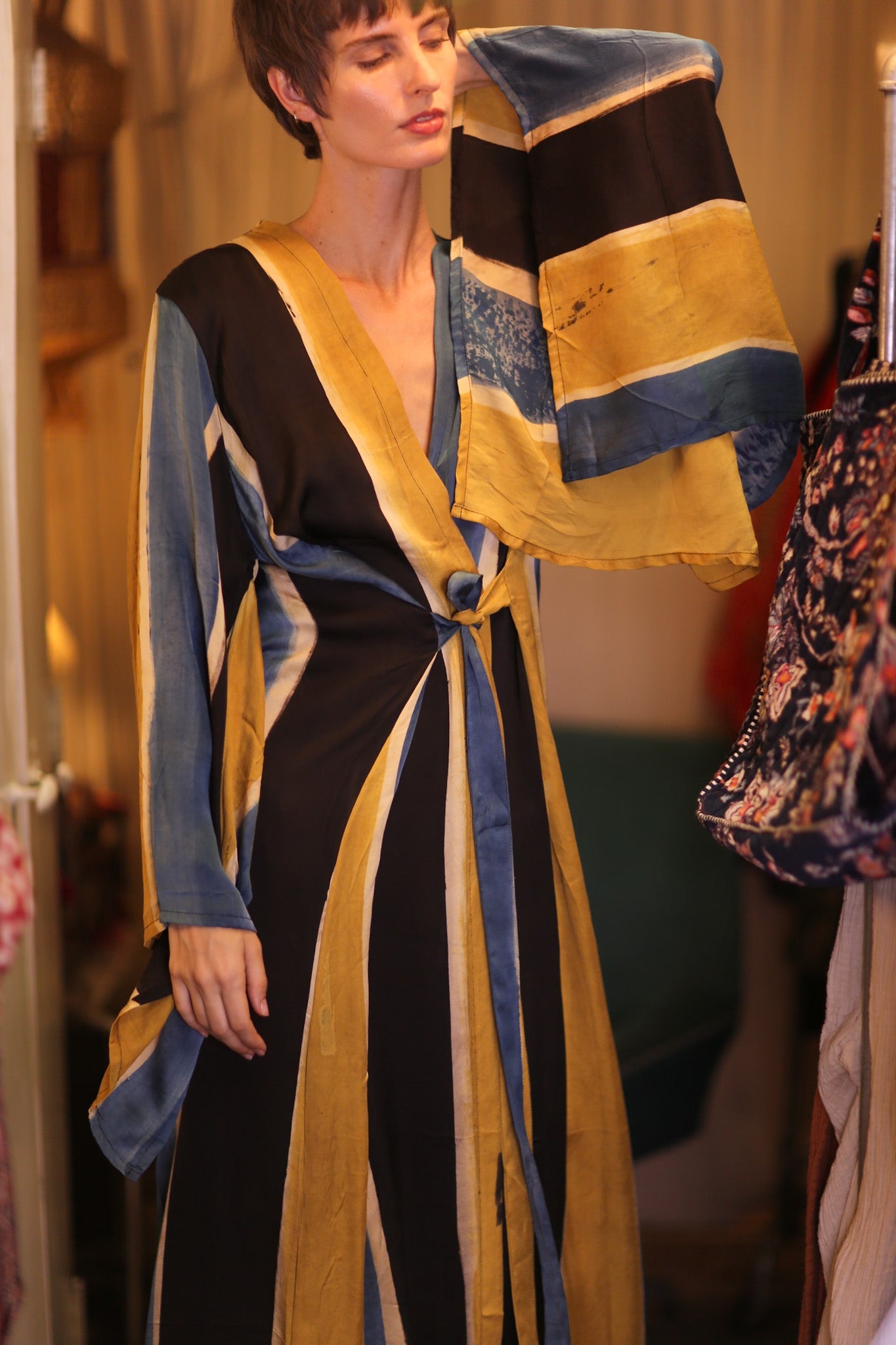 PINA WING KIMONO NINO - BANGKOK TAILOR CLOTHING STORE - HANDMADE CLOTHING