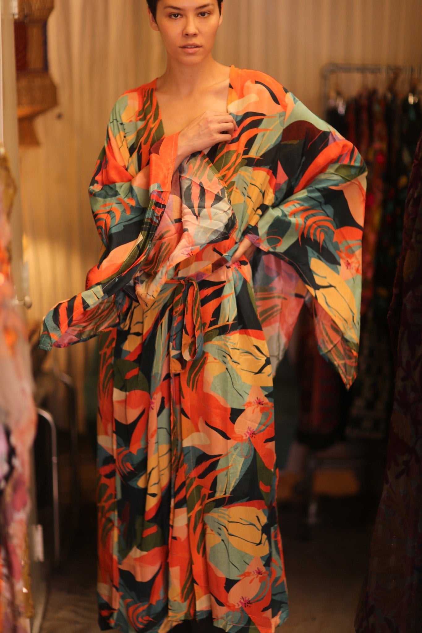 PINA WING KIMONO RODI - BANGKOK TAILOR CLOTHING STORE - HANDMADE CLOTHING