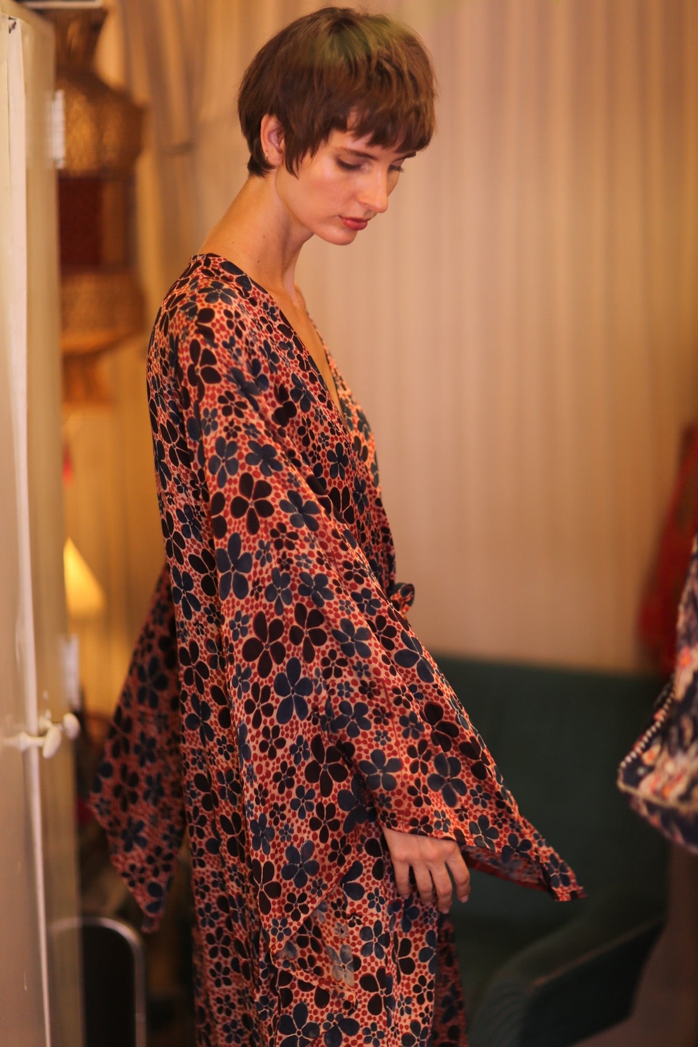PINA WING KIMONO SABRINA - BANGKOK TAILOR CLOTHING STORE - HANDMADE CLOTHING