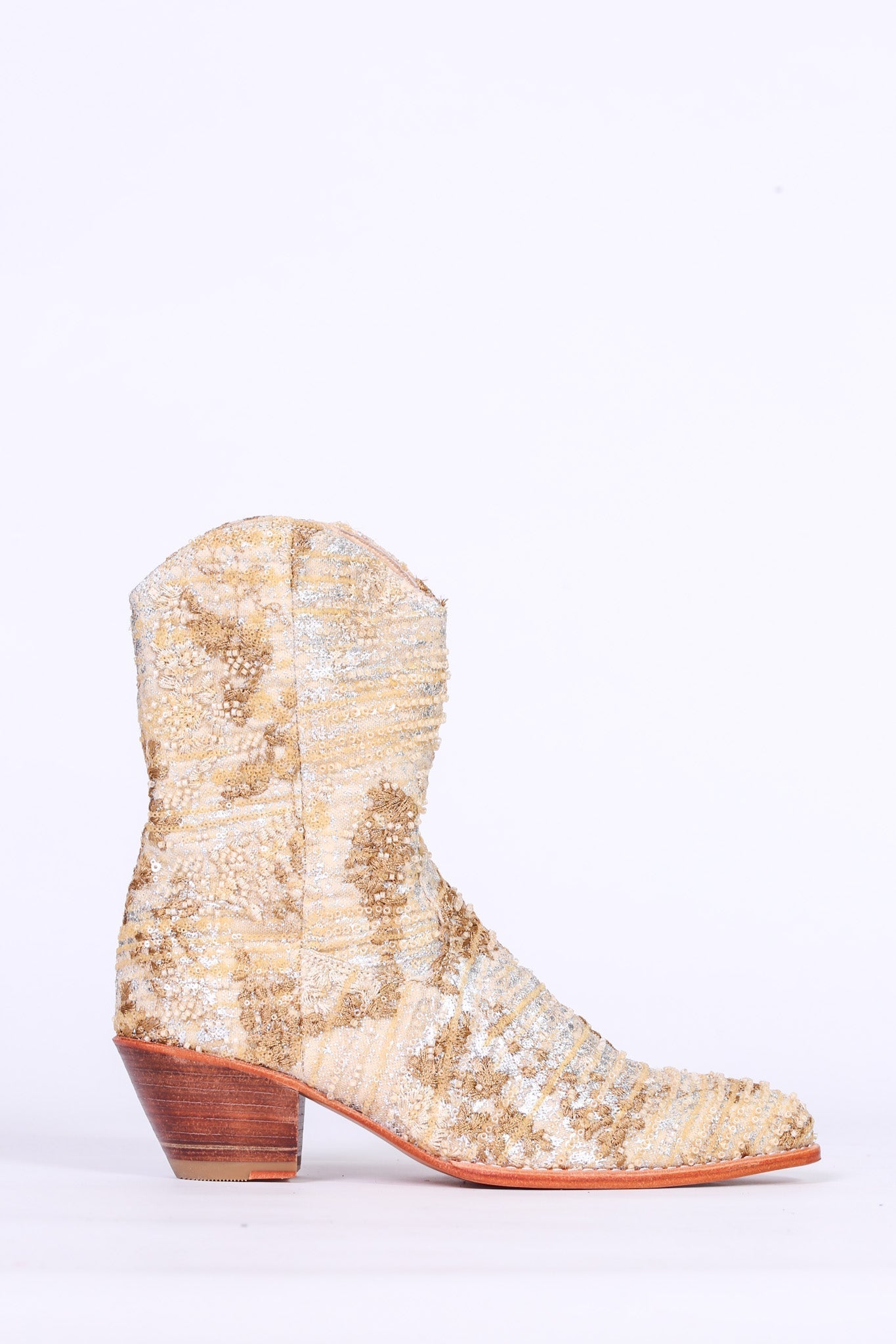 SEQUIN EMBROIDERED BOOTS LIVAS - BANGKOK TAILOR CLOTHING STORE - HANDMADE CLOTHING