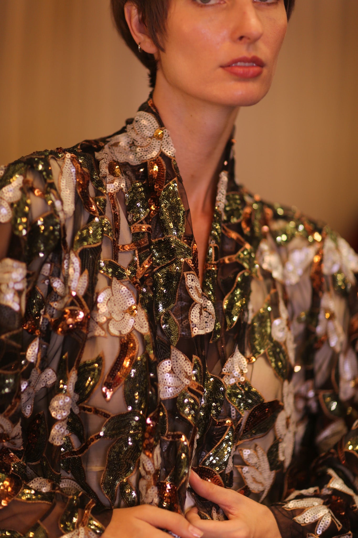 SHORT SILK KIMONO EMERALD - BANGKOK TAILOR CLOTHING STORE - HANDMADE CLOTHING