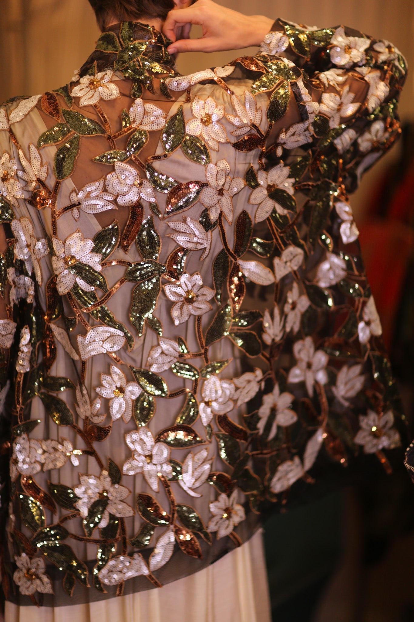 SHORT SILK KIMONO EMERALD - BANGKOK TAILOR CLOTHING STORE - HANDMADE CLOTHING