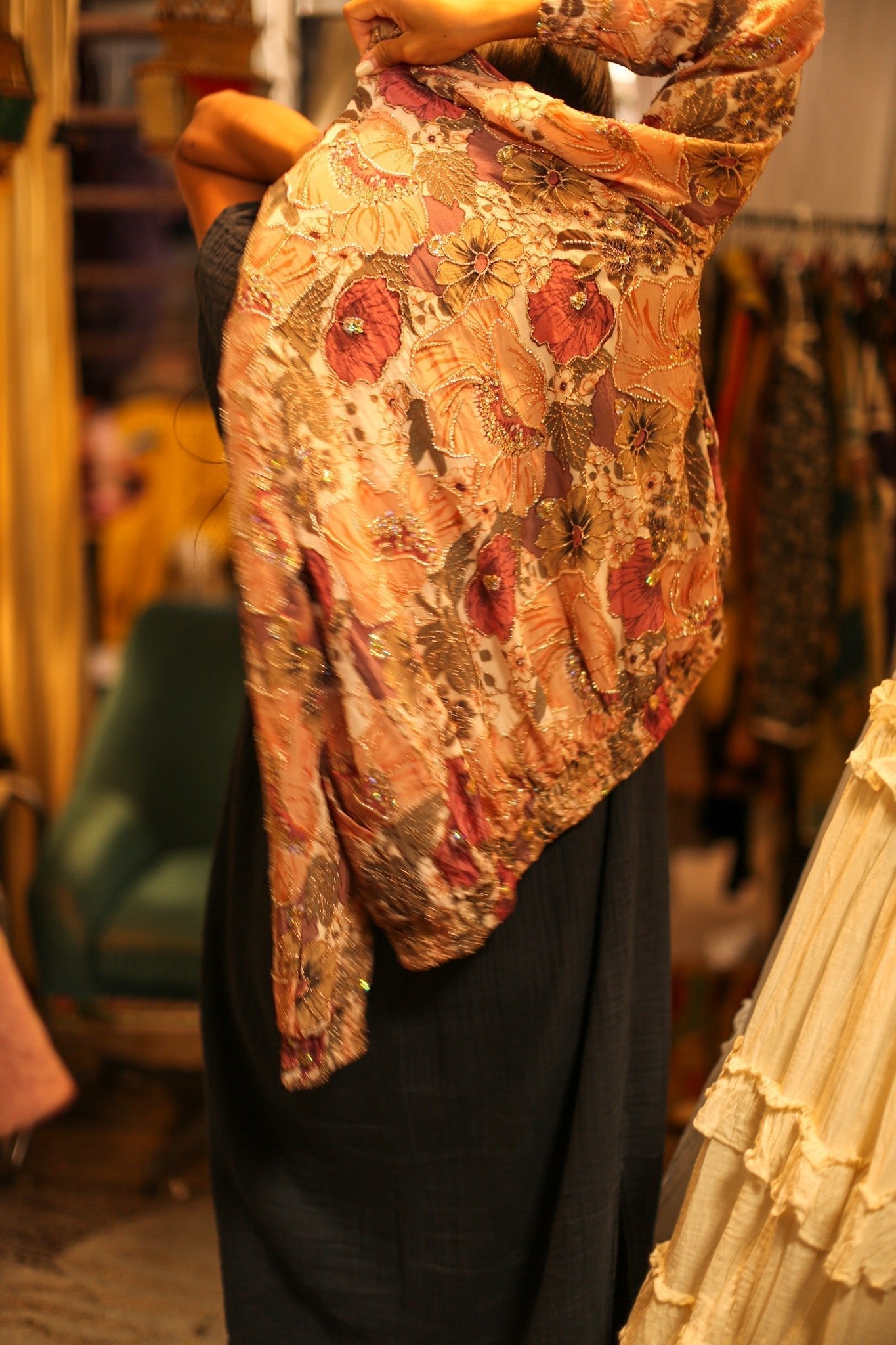 SILK BOMBER JACKET CARMEN - BANGKOK TAILOR CLOTHING STORE - HANDMADE CLOTHING