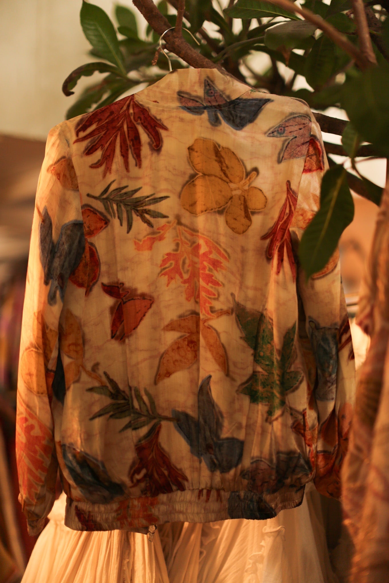 SILK BOMBER JACKET CHARLY - BANGKOK TAILOR CLOTHING STORE - HANDMADE CLOTHING