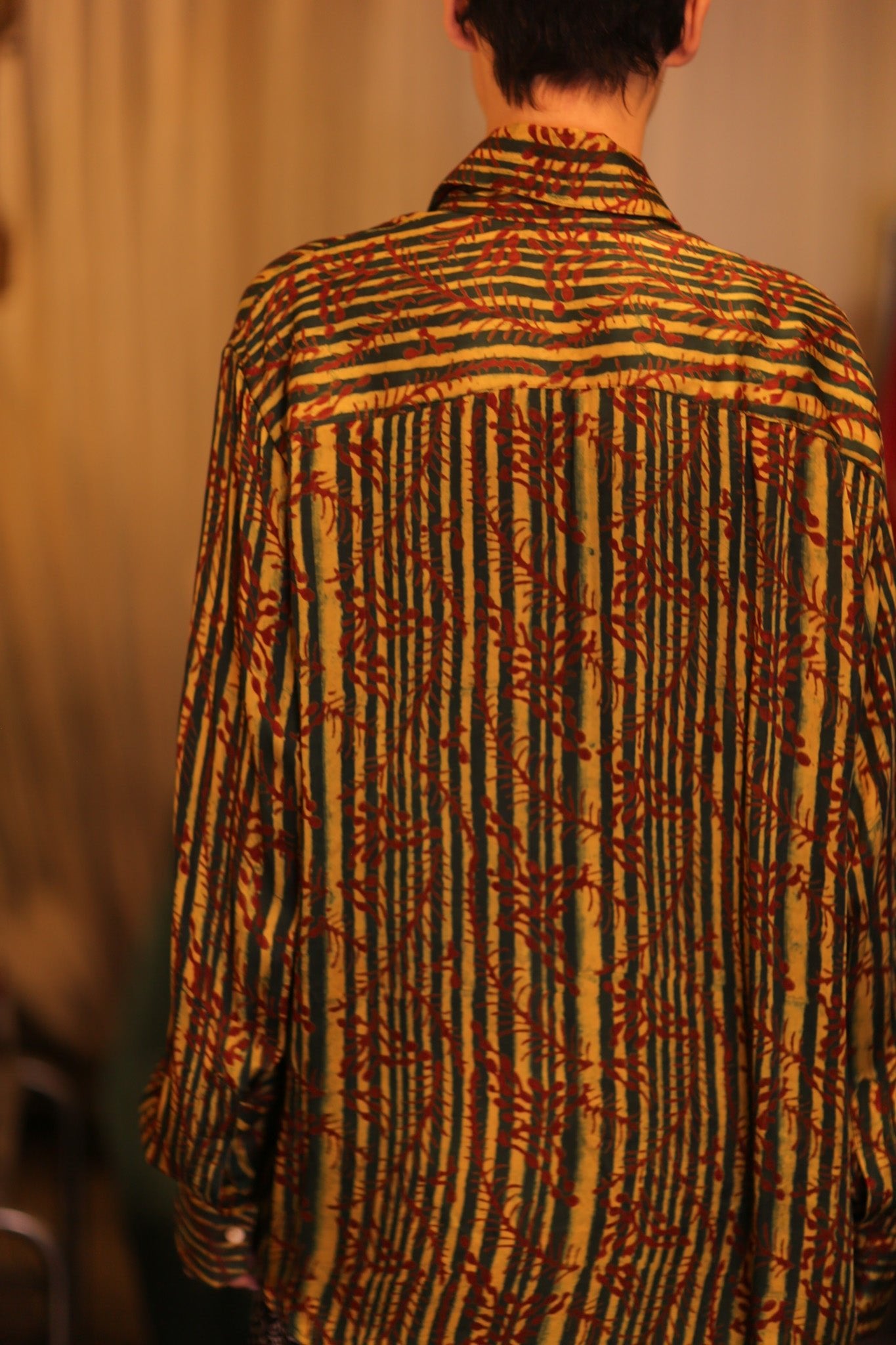 SILK BOYFRIEND SHIRT BAMREST - BANGKOK TAILOR CLOTHING STORE - HANDMADE CLOTHING