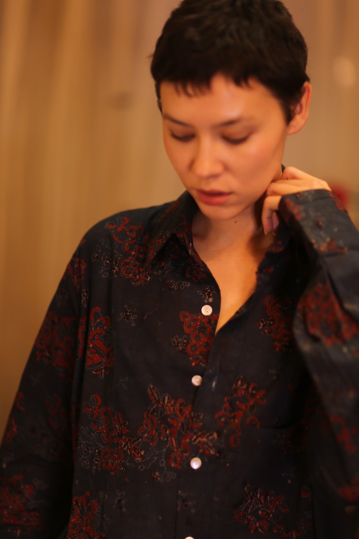 SILK BOYFRIEND SHIRT FAVO - BANGKOK TAILOR CLOTHING STORE - HANDMADE CLOTHING