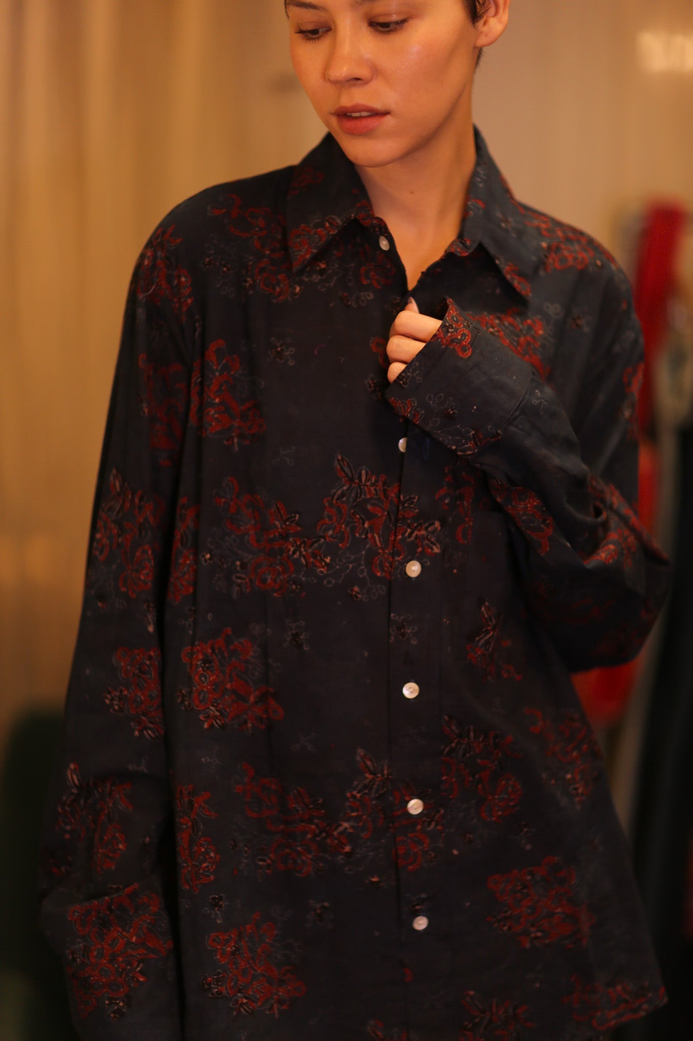 SILK BOYFRIEND SHIRT FAVO - BANGKOK TAILOR CLOTHING STORE - HANDMADE CLOTHING