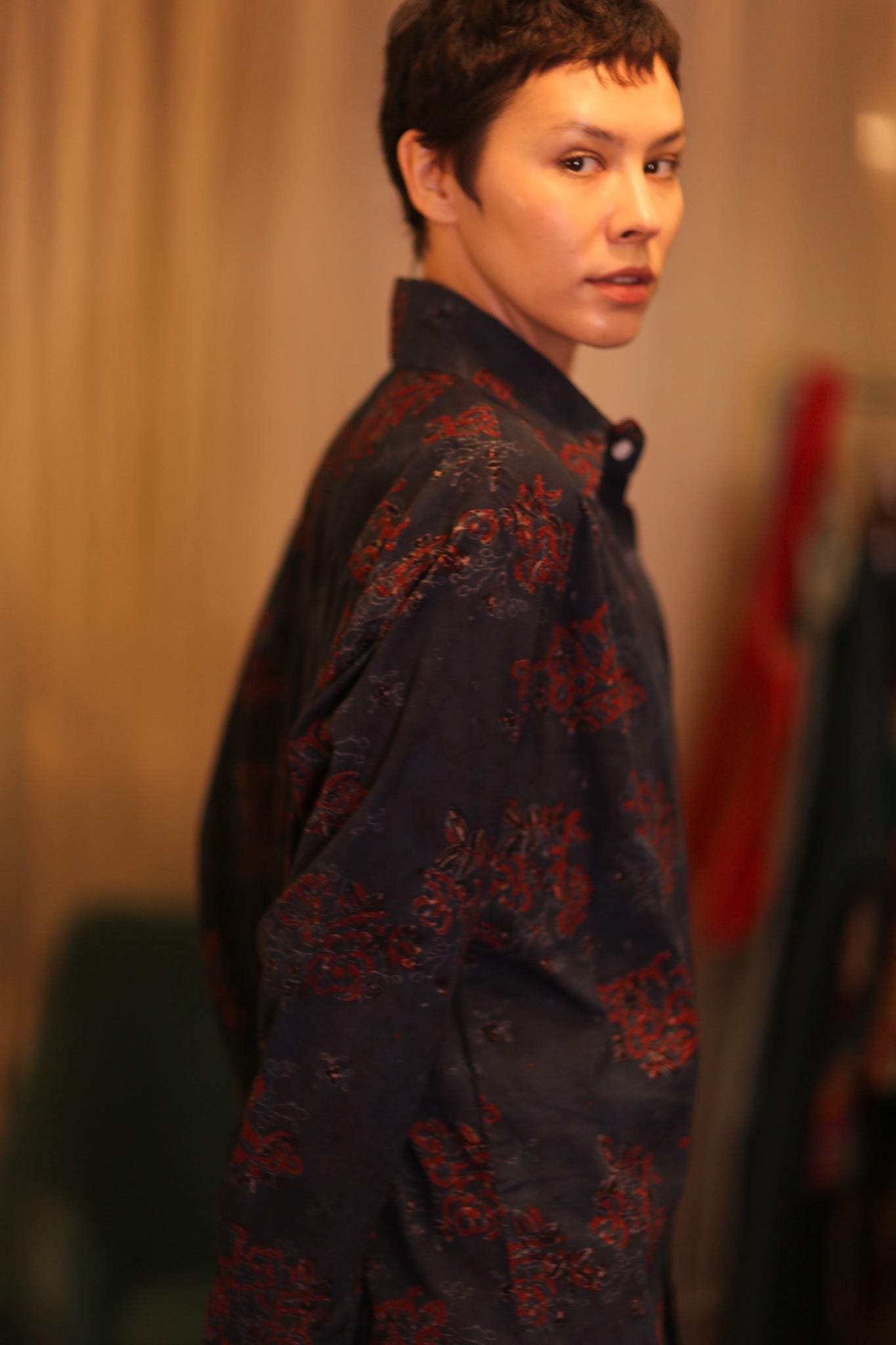 SILK BOYFRIEND SHIRT FAVO - BANGKOK TAILOR CLOTHING STORE - HANDMADE CLOTHING