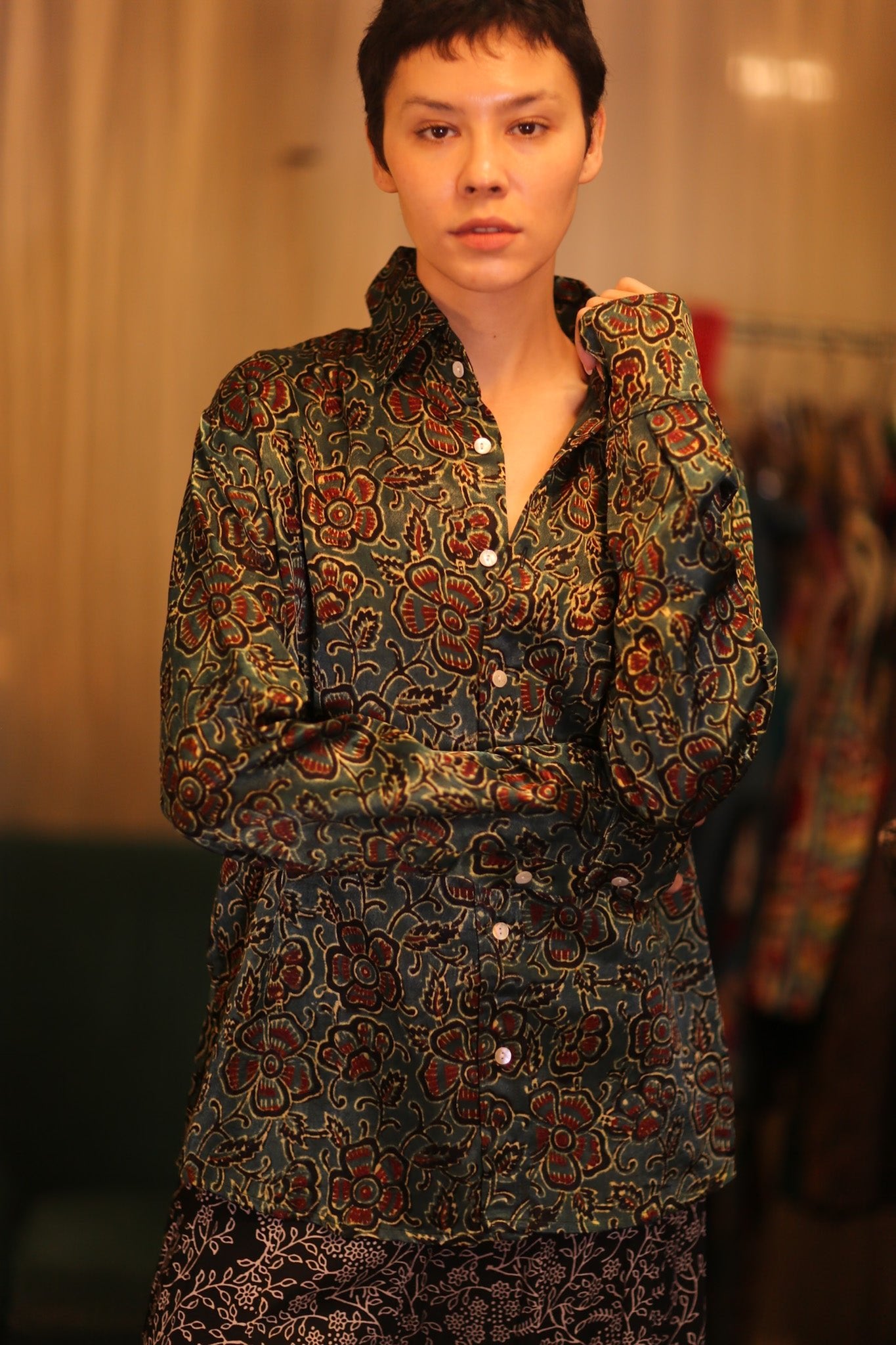 SILK BOYFRIEND SHIRT HTOO - BANGKOK TAILOR CLOTHING STORE - HANDMADE CLOTHING