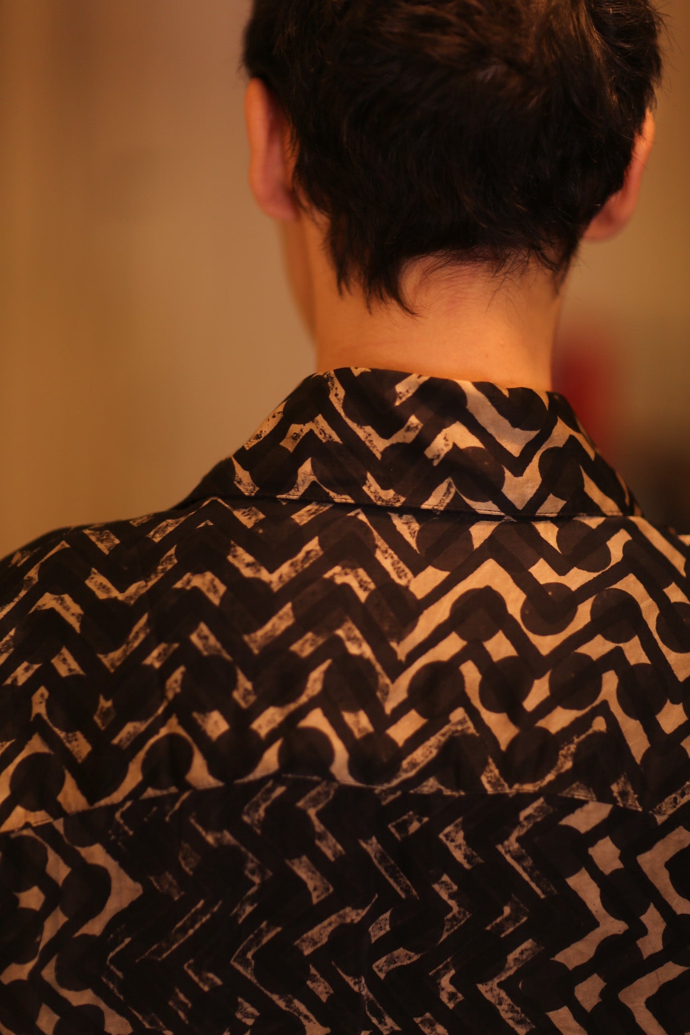 SILK BOYFRIEND SHIRT NET - BANGKOK TAILOR CLOTHING STORE - HANDMADE CLOTHING