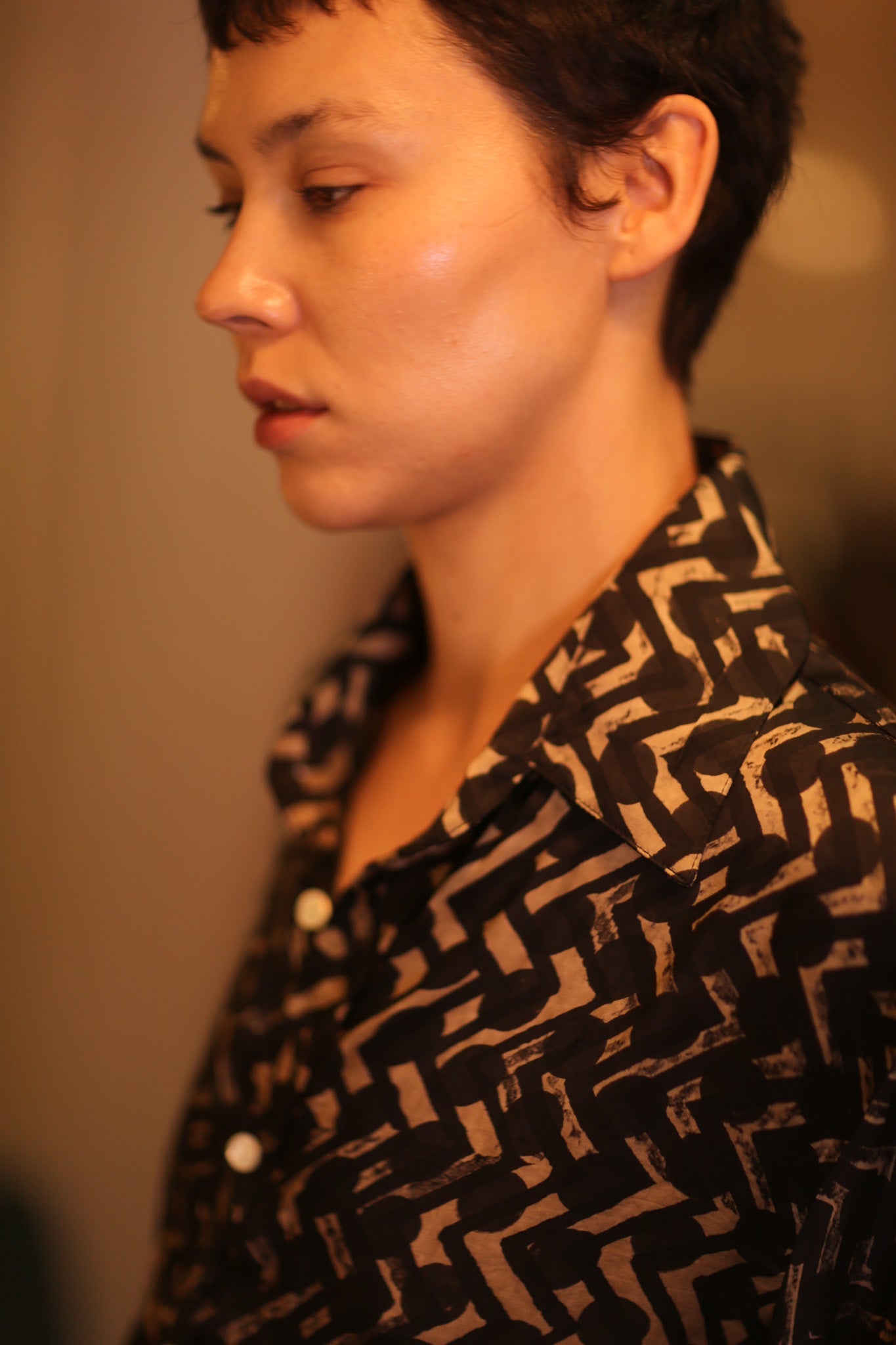 SILK BOYFRIEND SHIRT NET - BANGKOK TAILOR CLOTHING STORE - HANDMADE CLOTHING
