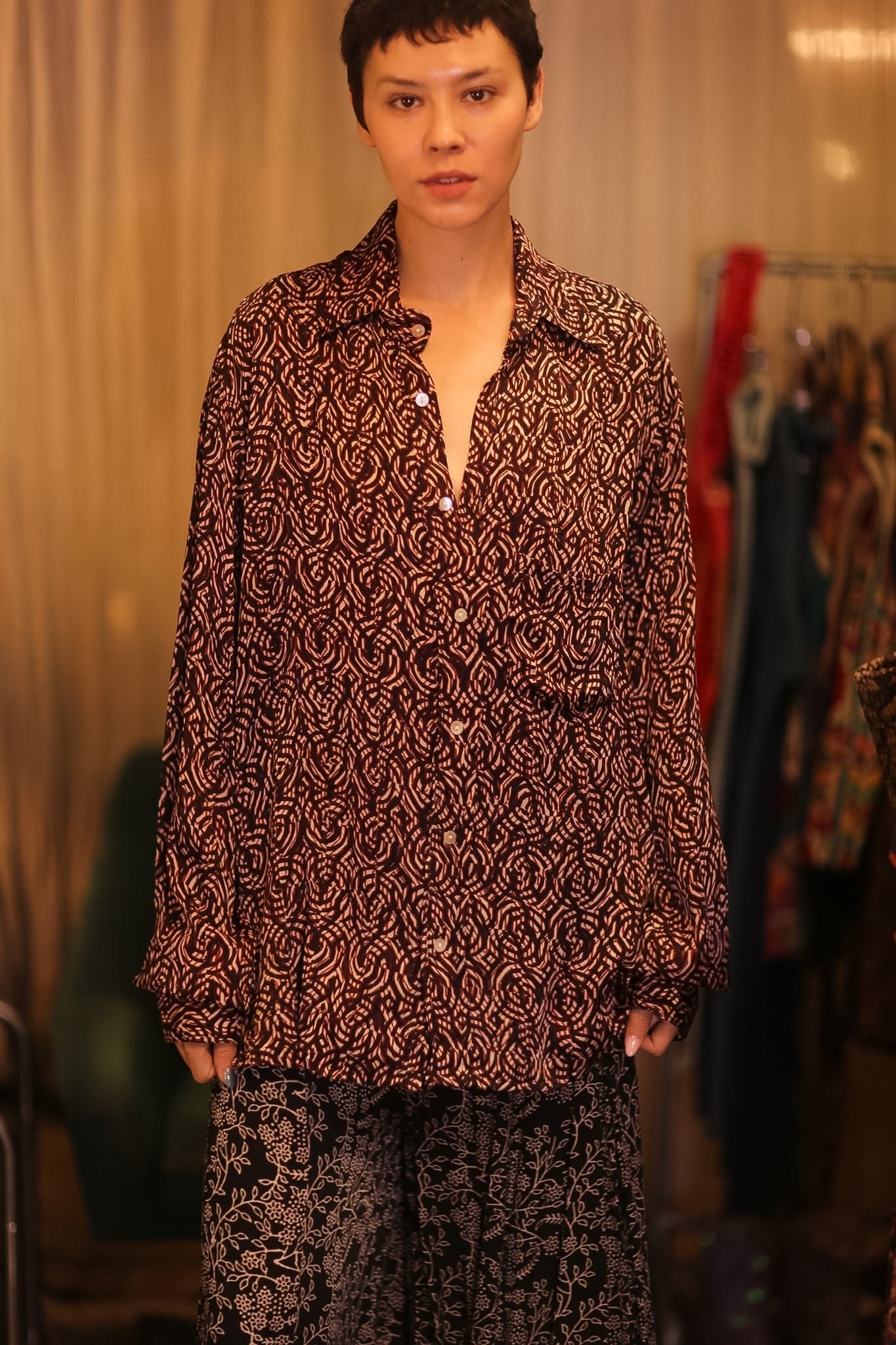 SILK BOYFRIEND SHIRT NINI - BANGKOK TAILOR CLOTHING STORE - HANDMADE CLOTHING