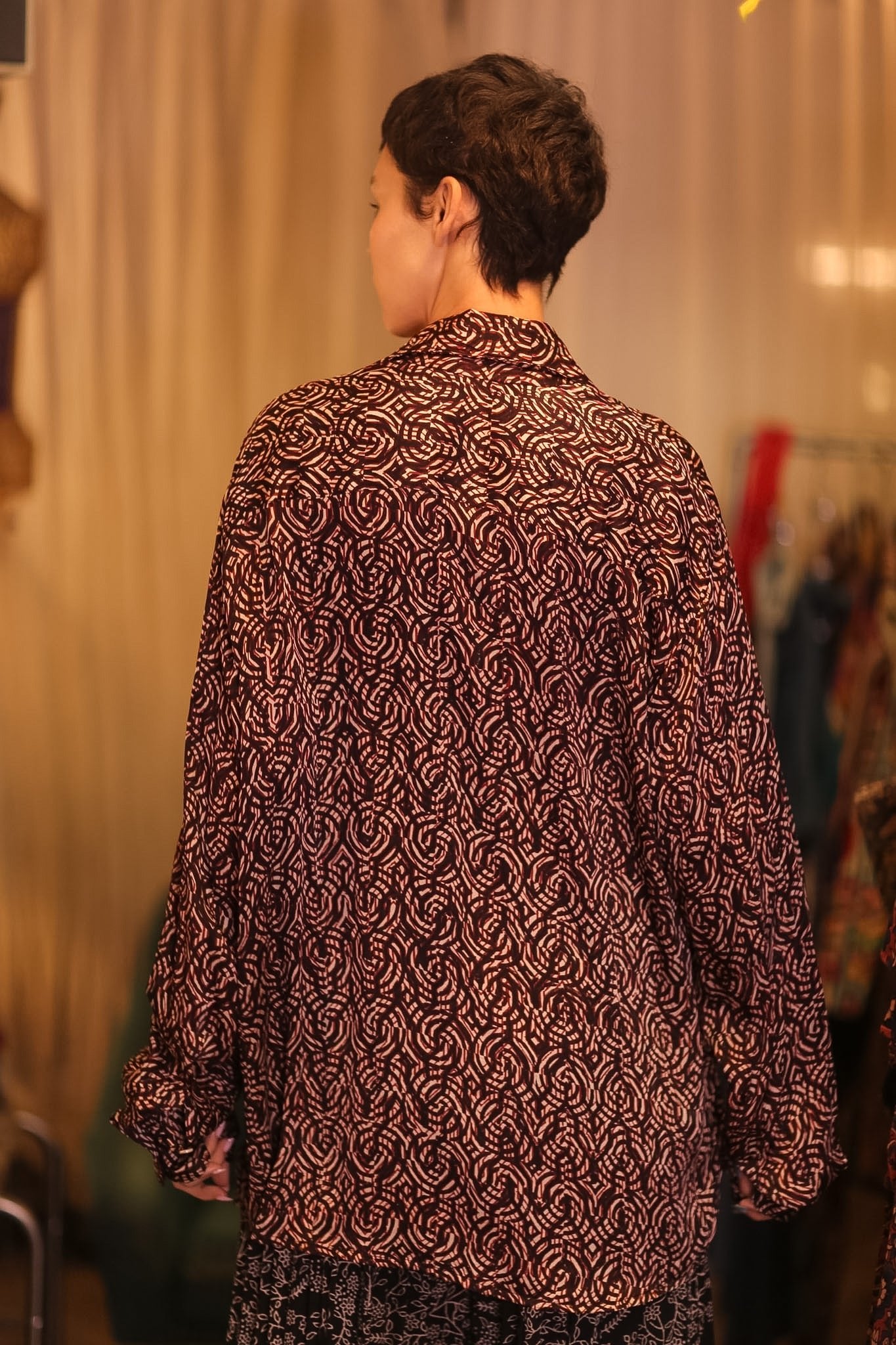 SILK BOYFRIEND SHIRT NINI - BANGKOK TAILOR CLOTHING STORE - HANDMADE CLOTHING