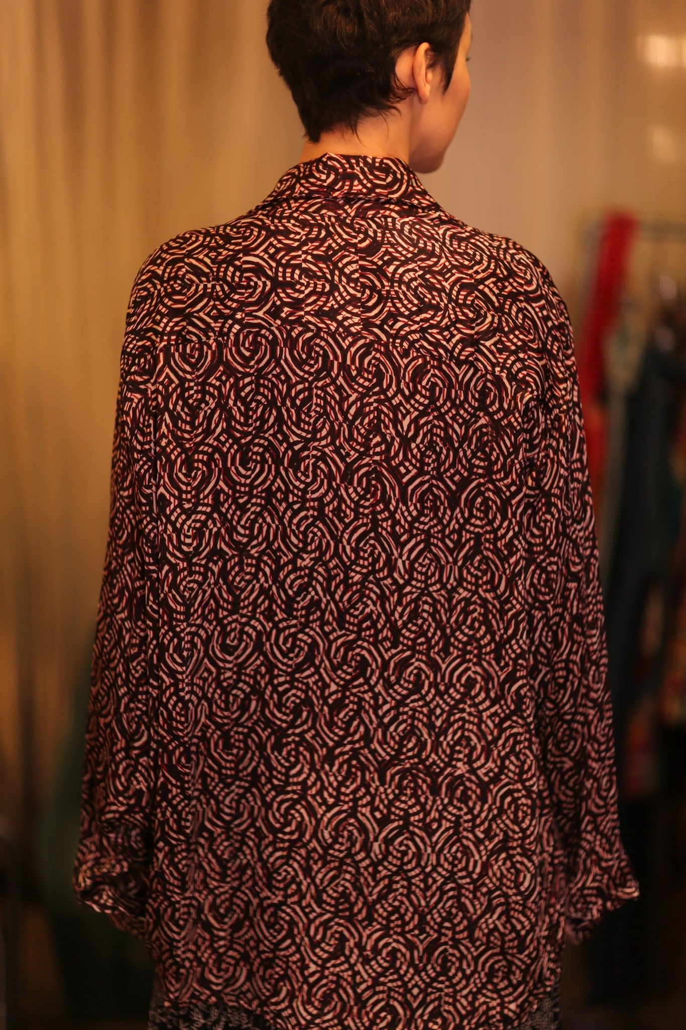 SILK BOYFRIEND SHIRT NINI - BANGKOK TAILOR CLOTHING STORE - HANDMADE CLOTHING