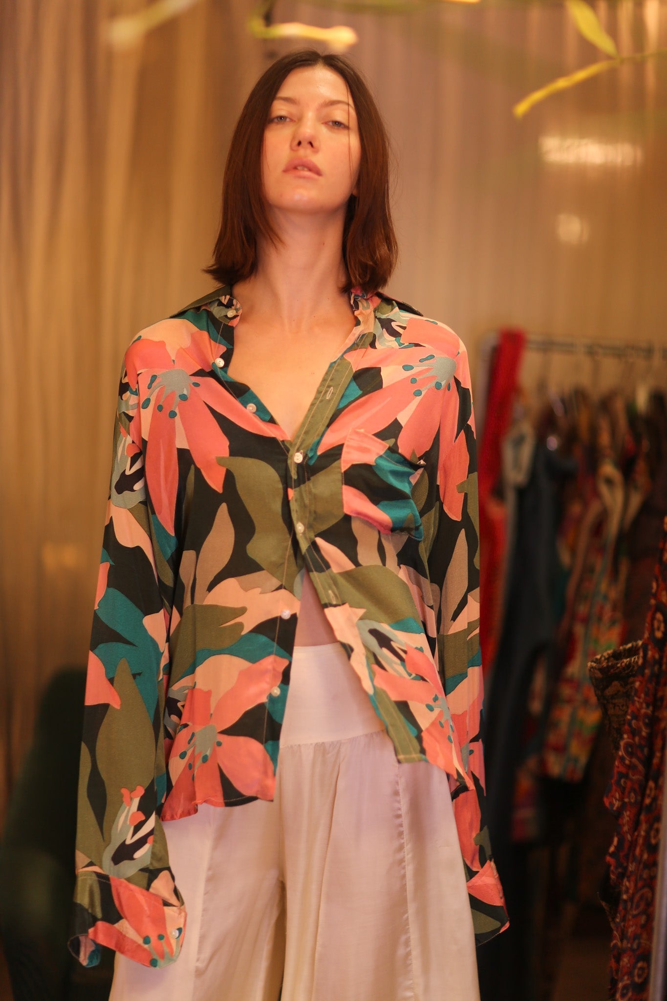 SILK BOYFRIEND SHIRT NWAY - BANGKOK TAILOR CLOTHING STORE - HANDMADE CLOTHING