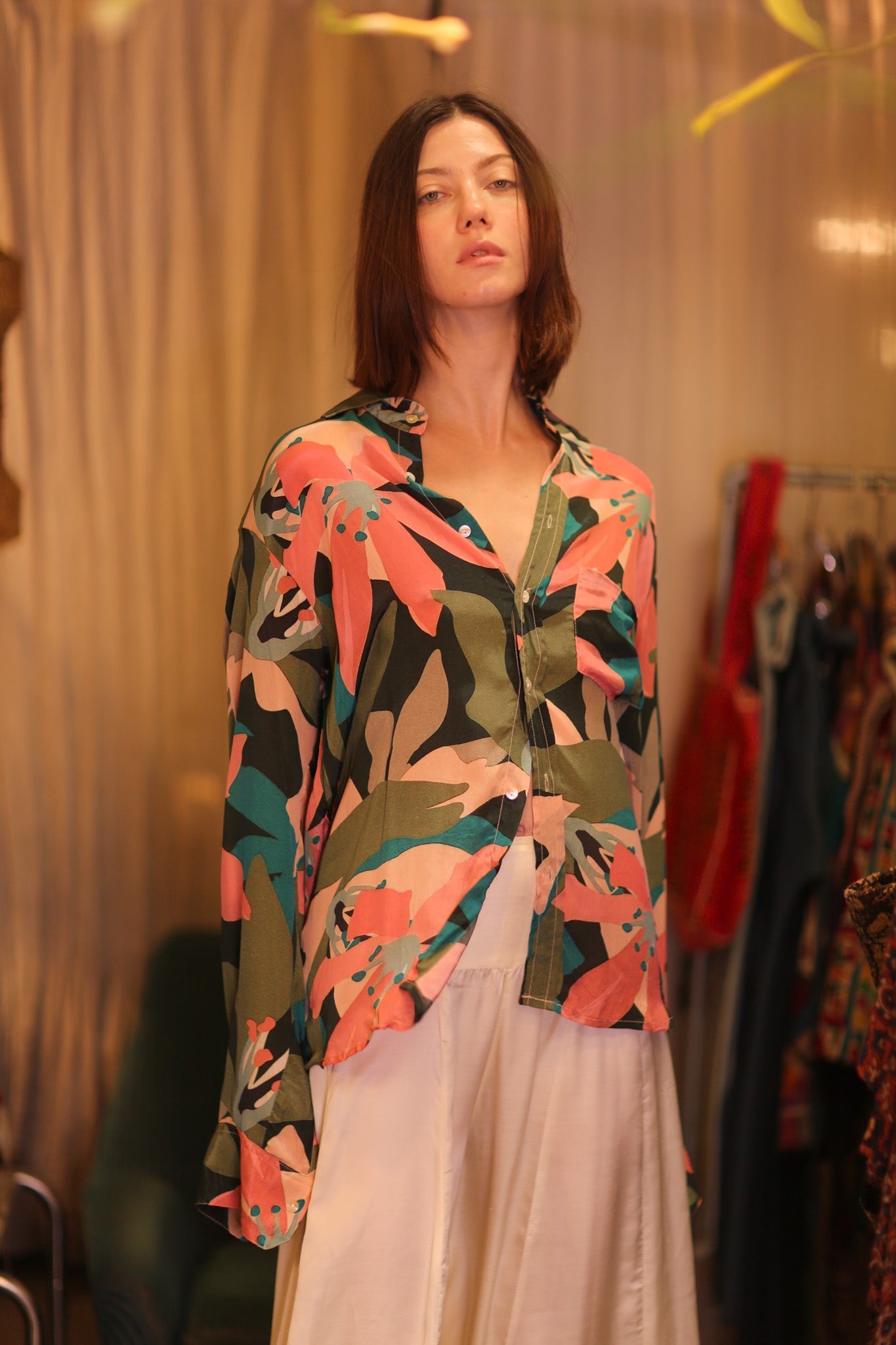 SILK BOYFRIEND SHIRT NWAY - BANGKOK TAILOR CLOTHING STORE - HANDMADE CLOTHING
