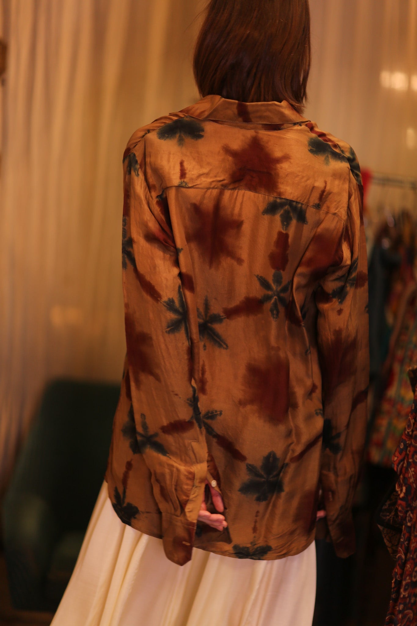 SILK BOYFRIEND SHIRT NWEOO - BANGKOK TAILOR CLOTHING STORE - HANDMADE CLOTHING