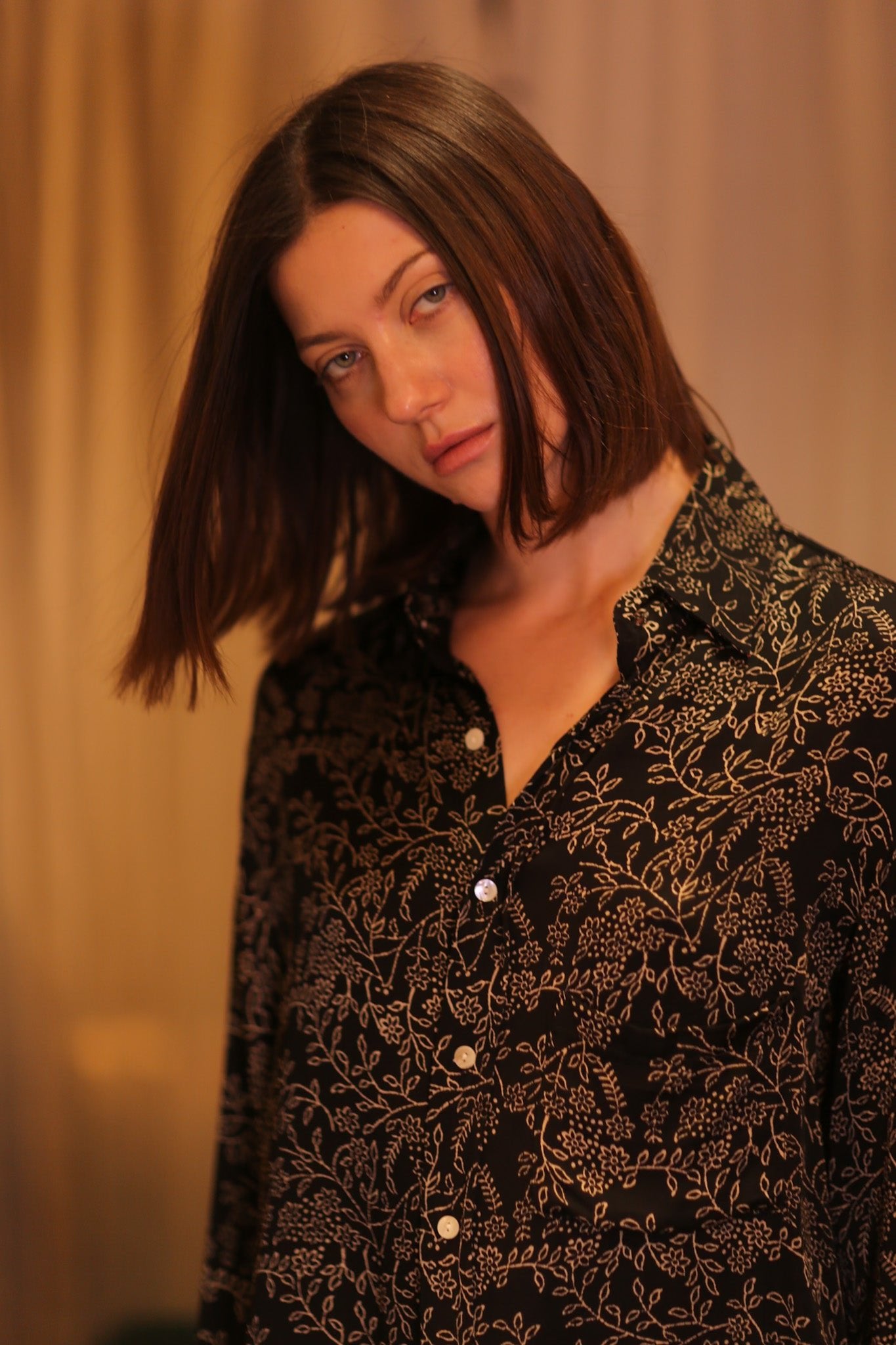 SILK BOYFRIEND SHIRT PANKHET - BANGKOK TAILOR CLOTHING STORE - HANDMADE CLOTHING