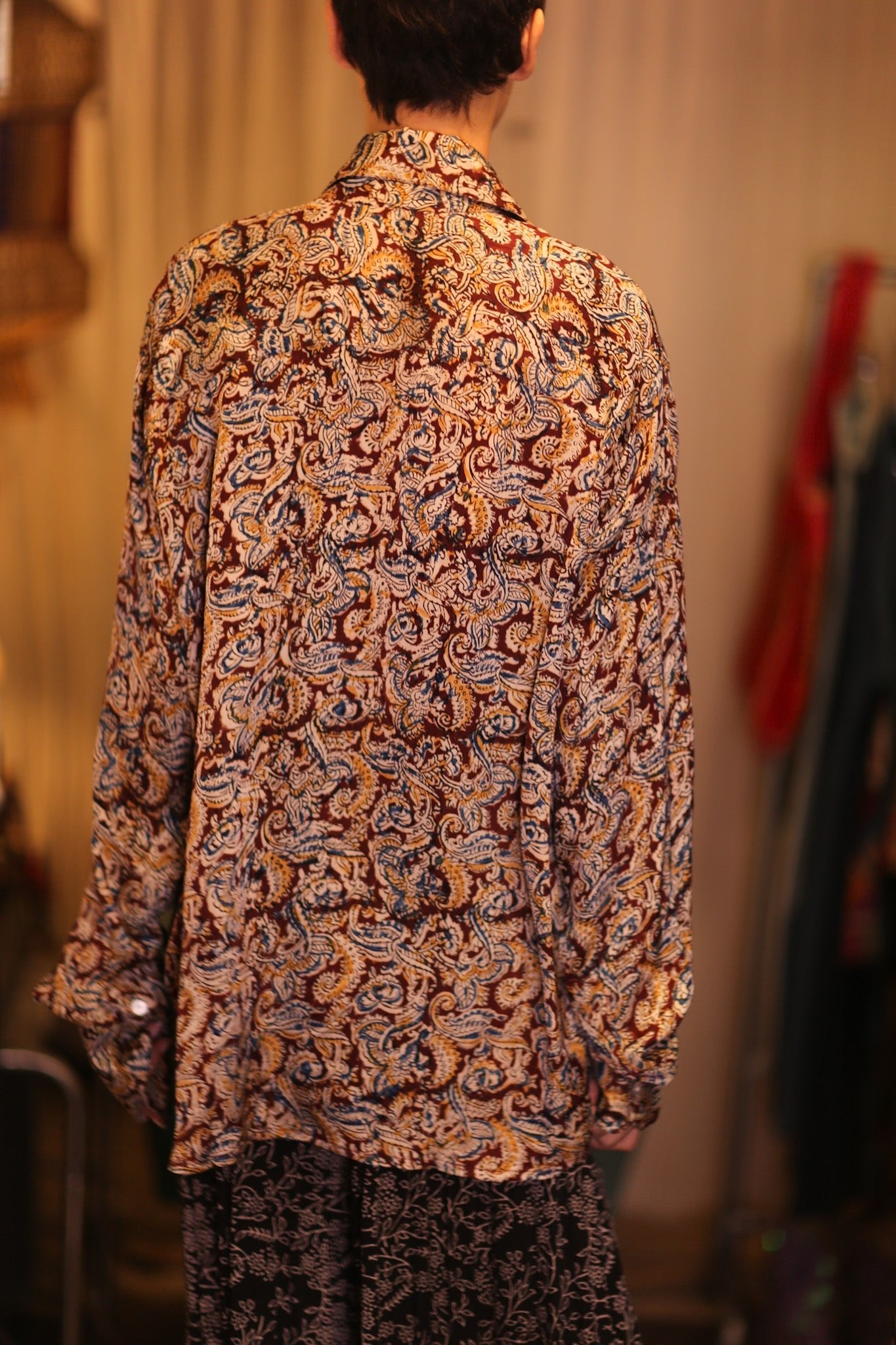 SILK BOYFRIEND SHIRT PARTATE - BANGKOK TAILOR CLOTHING STORE - HANDMADE CLOTHING