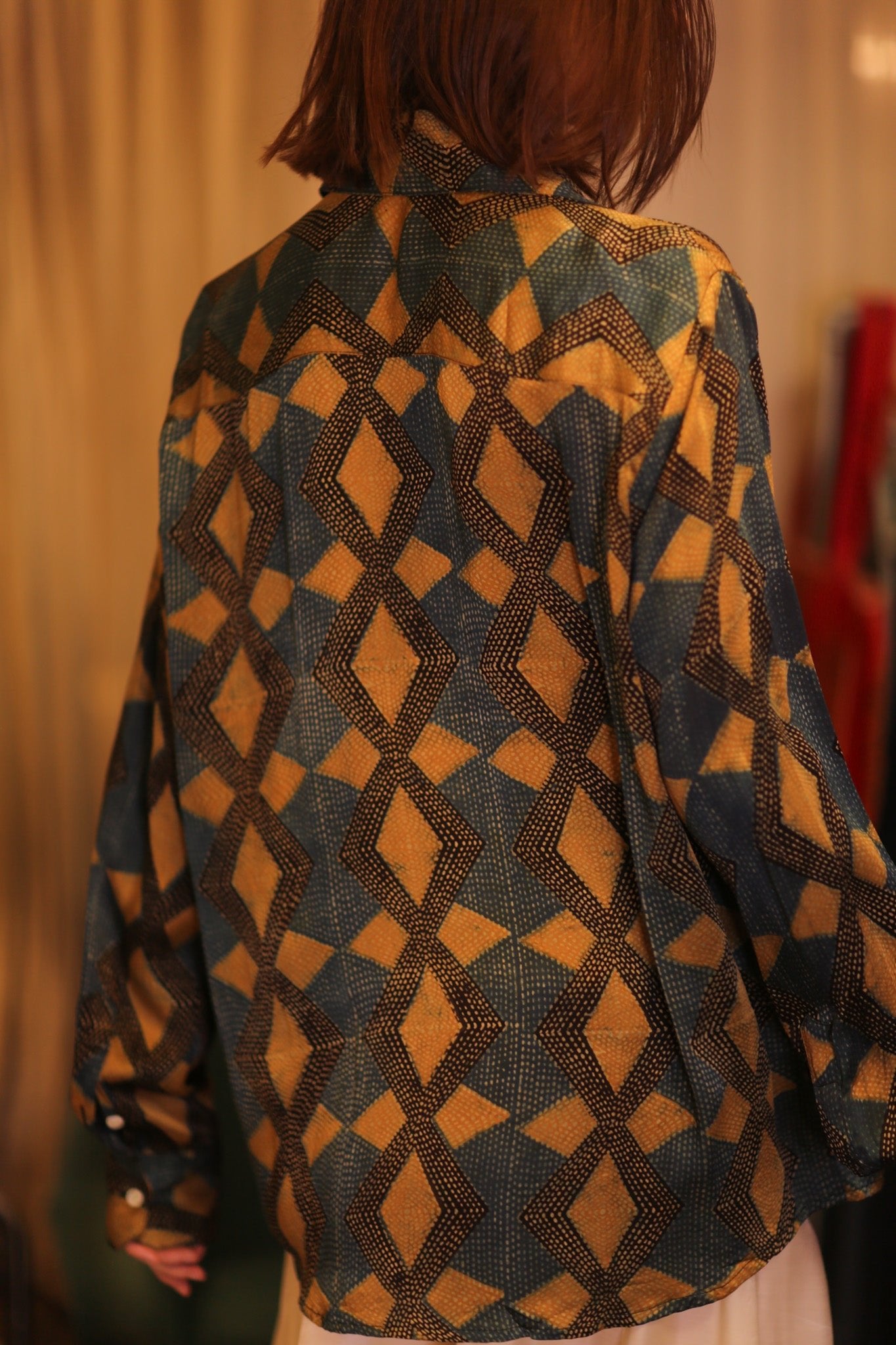 SILK BOYFRIEND SHIRT SANWIN - BANGKOK TAILOR CLOTHING STORE - HANDMADE CLOTHING