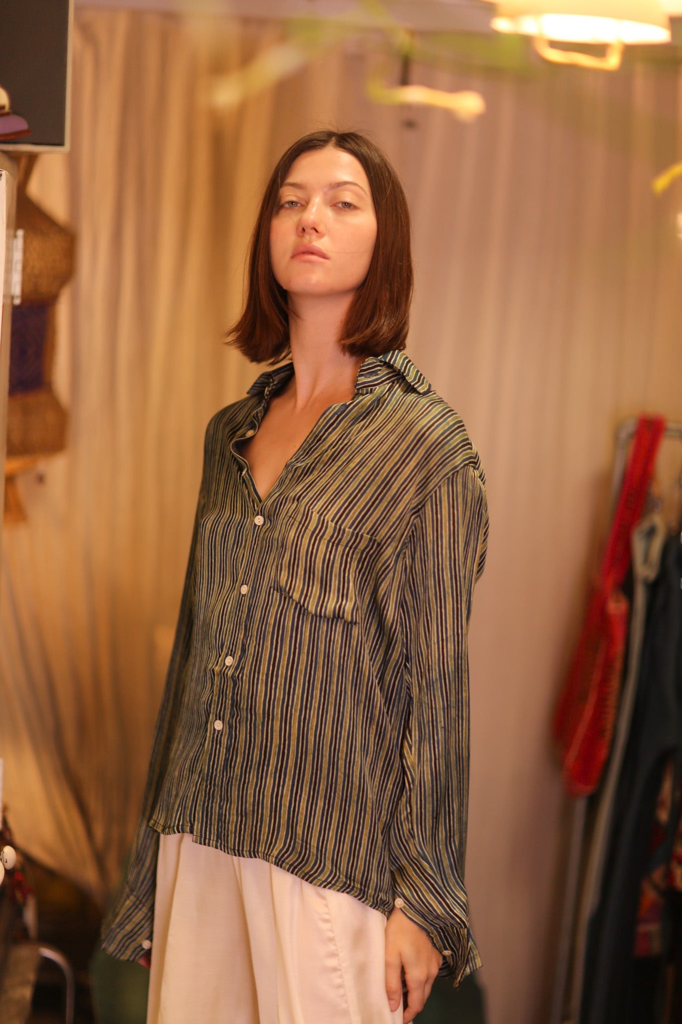 SILK BOYFRIEND SHIRT SEINKYAR - BANGKOK TAILOR CLOTHING STORE - HANDMADE CLOTHING
