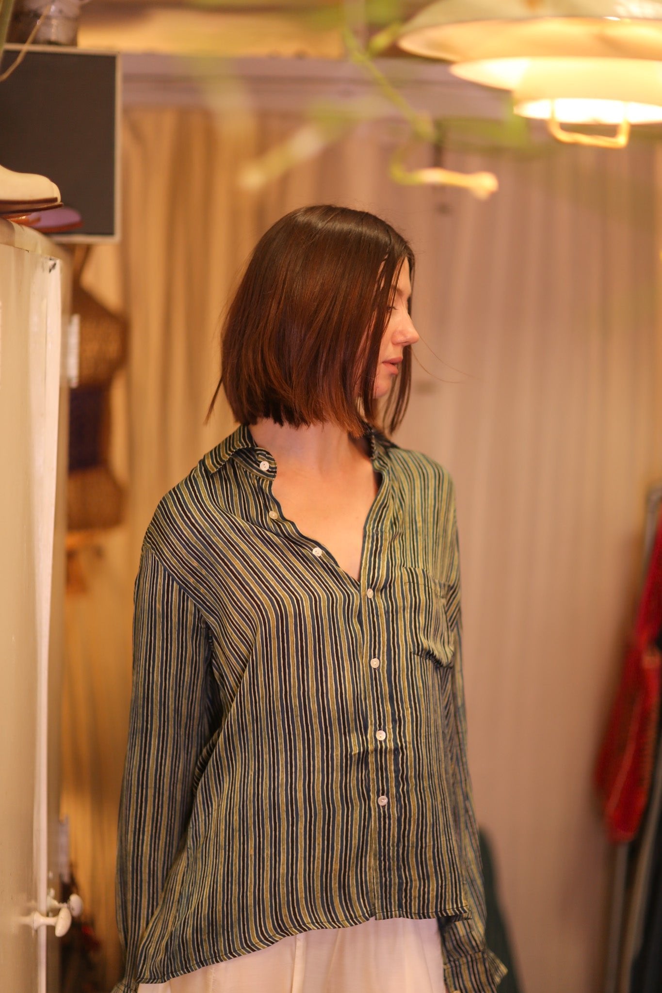 SILK BOYFRIEND SHIRT SEINKYAR - BANGKOK TAILOR CLOTHING STORE - HANDMADE CLOTHING