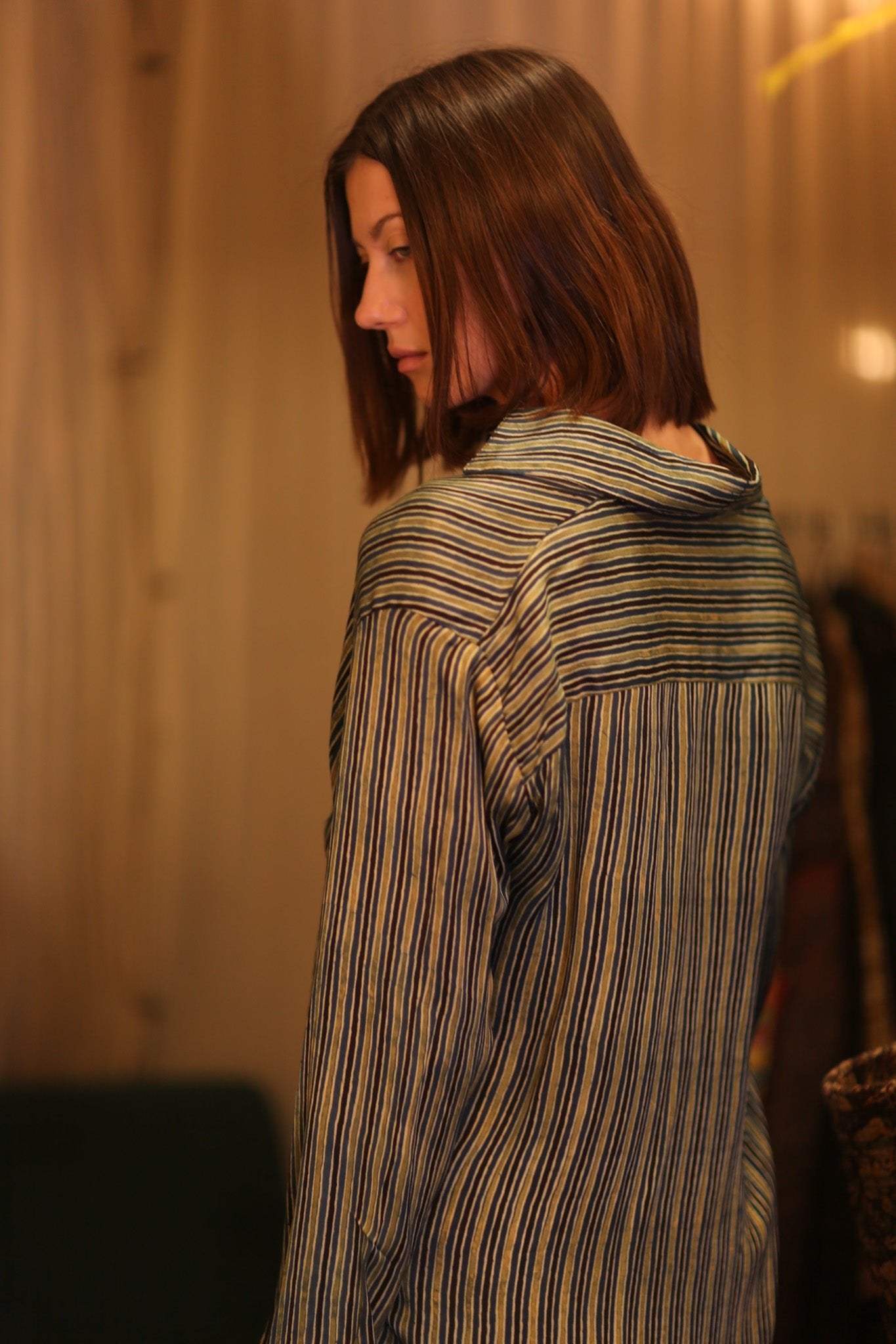 SILK BOYFRIEND SHIRT SEINKYAR - BANGKOK TAILOR CLOTHING STORE - HANDMADE CLOTHING