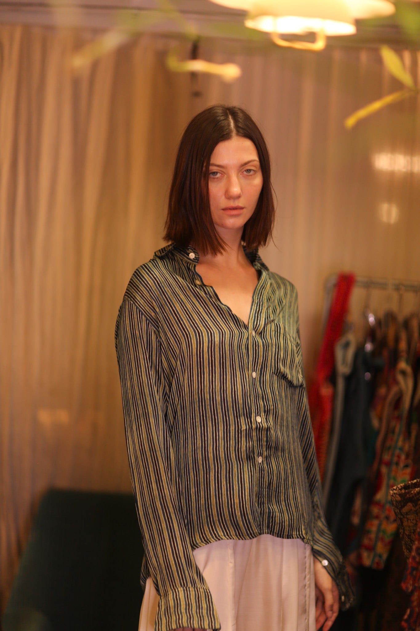 SILK BOYFRIEND SHIRT SEINKYAR - BANGKOK TAILOR CLOTHING STORE - HANDMADE CLOTHING