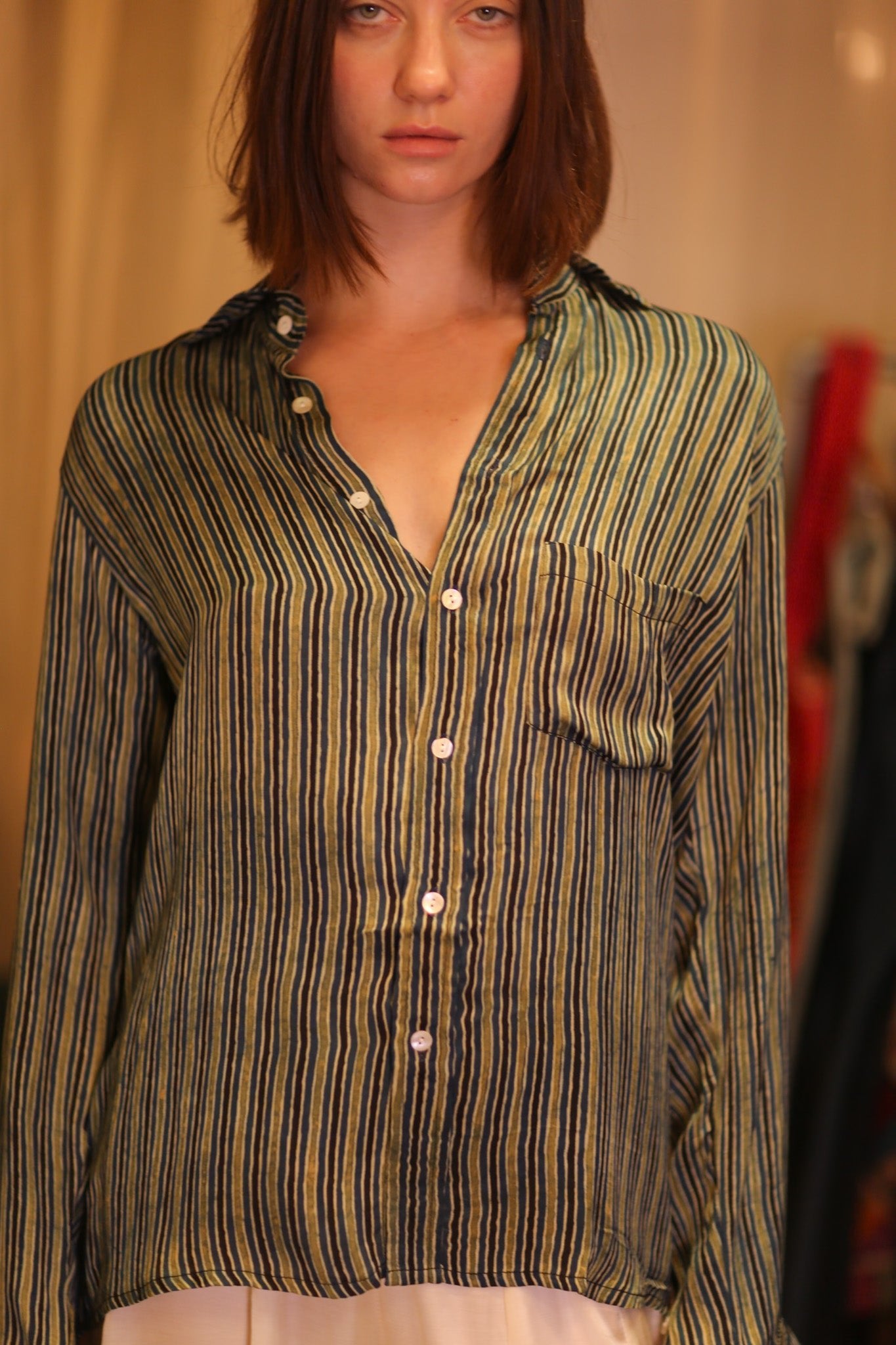 SILK BOYFRIEND SHIRT SEINKYAR - BANGKOK TAILOR CLOTHING STORE - HANDMADE CLOTHING